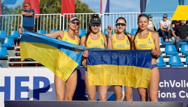 Жіноча збірна України з пляжного волейболу вийшла у фінал Кубка нацйій