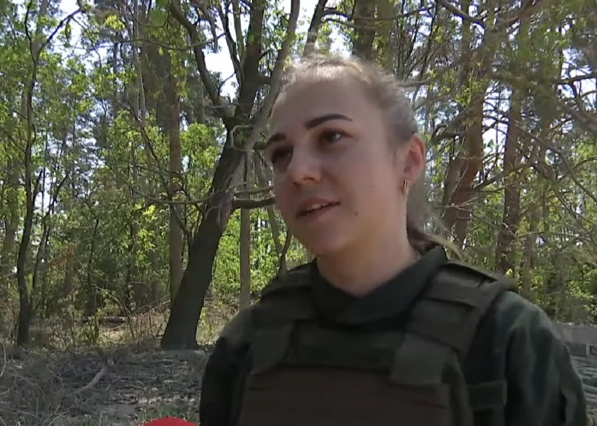 Серед українських військових з’явилася перша жінка-сапер / скриншот