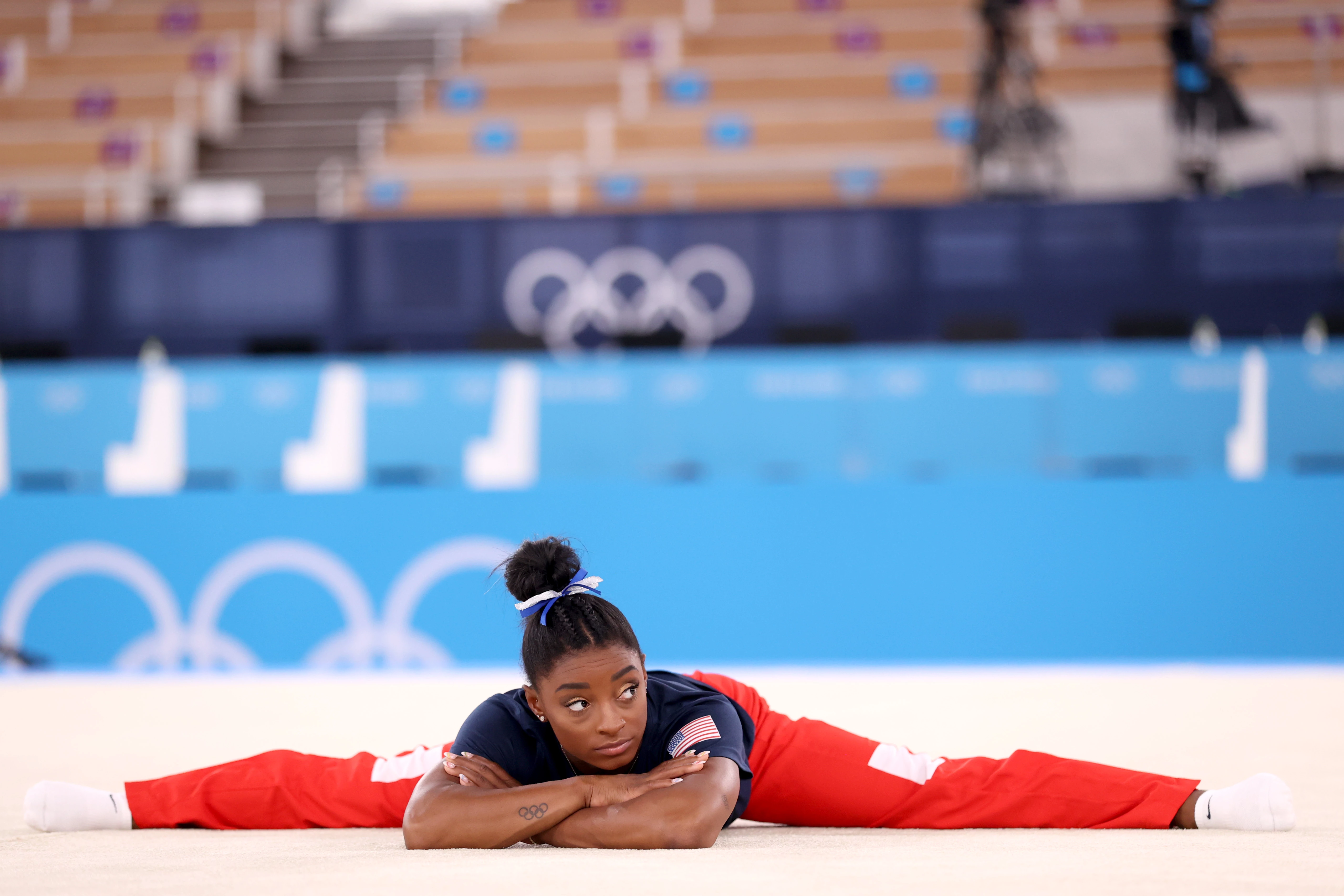 Сімона Байлз на Олімпіаді в Токіо у 2020 році. Photo: Getty Images5