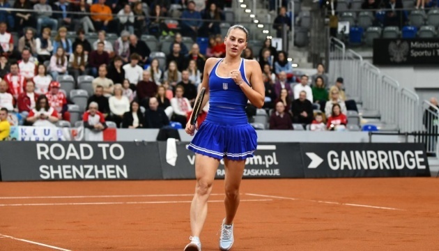Марта Костюк перемогла Лейлу Фернандес на турнірі WTA в Римі Марта Костюк перемогла Лейлу Фернандес на турнірі WTA у Римі