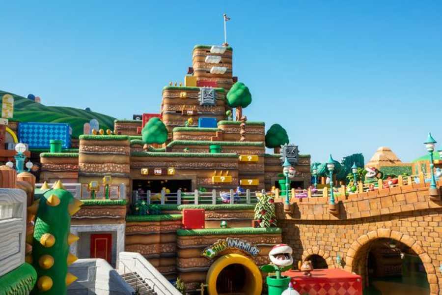 Вид на будівлі в Nintendo World