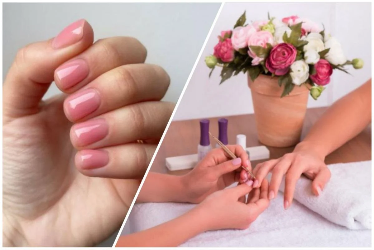 Трендовий манікюр rosewater, який омолоджує / колаж УНІАН, фото instagram.com/cutie.cals, ua.depositphotos.com