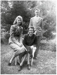 Сильвія Плат з мамою та братом1