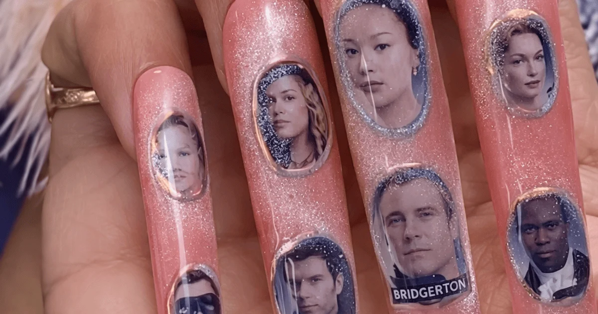 Манікюр Бріджертонів instagram.com_ilysmnails