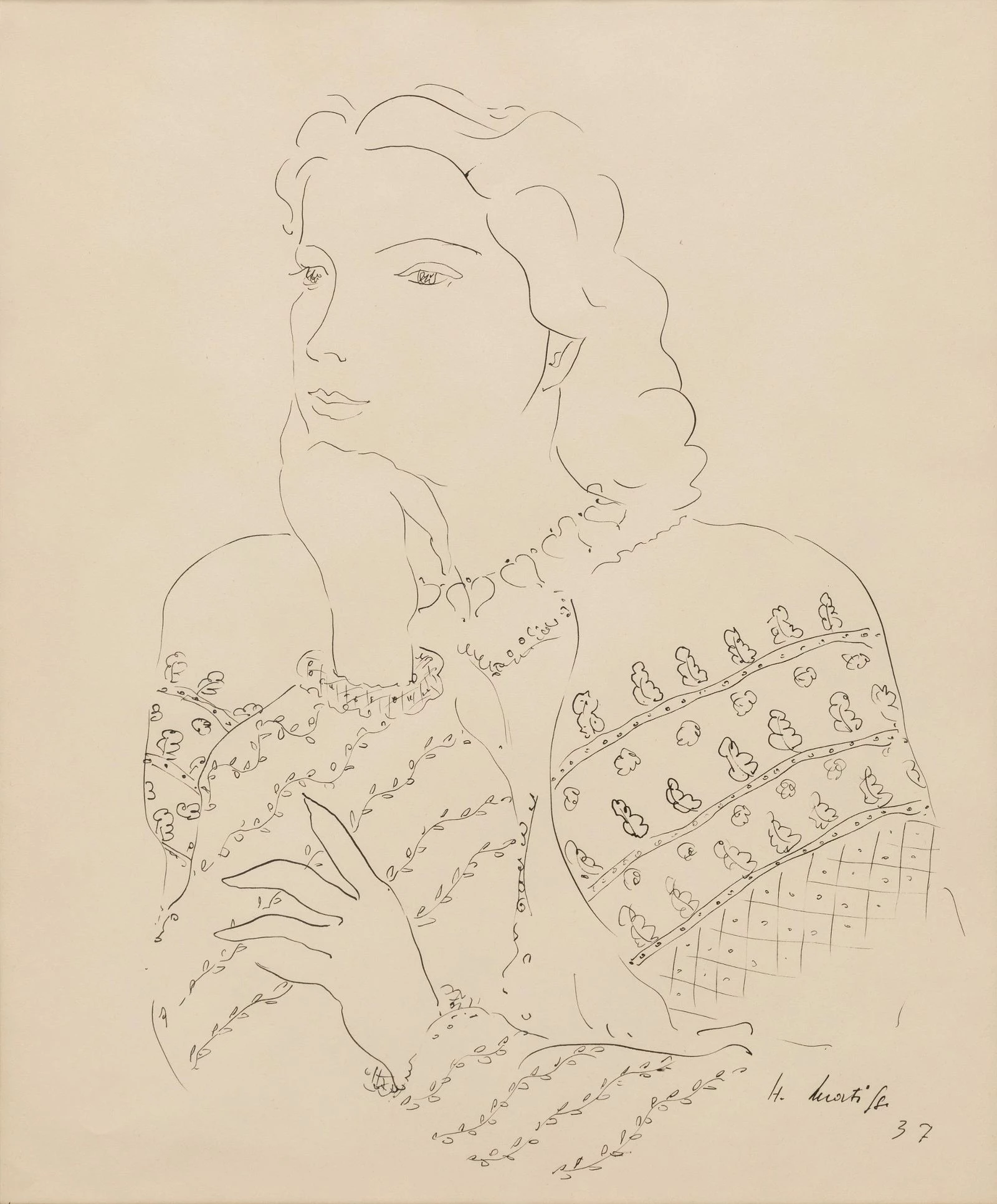 «Румунська блуза», близько 1940 року, Анрі Матісс16