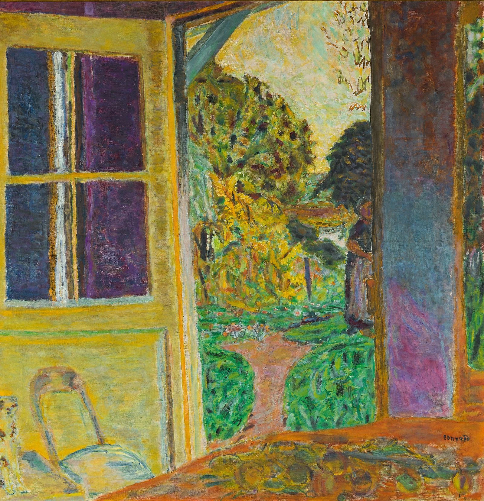«Відчинені двері в сад», 1924, П’єр Боннар12