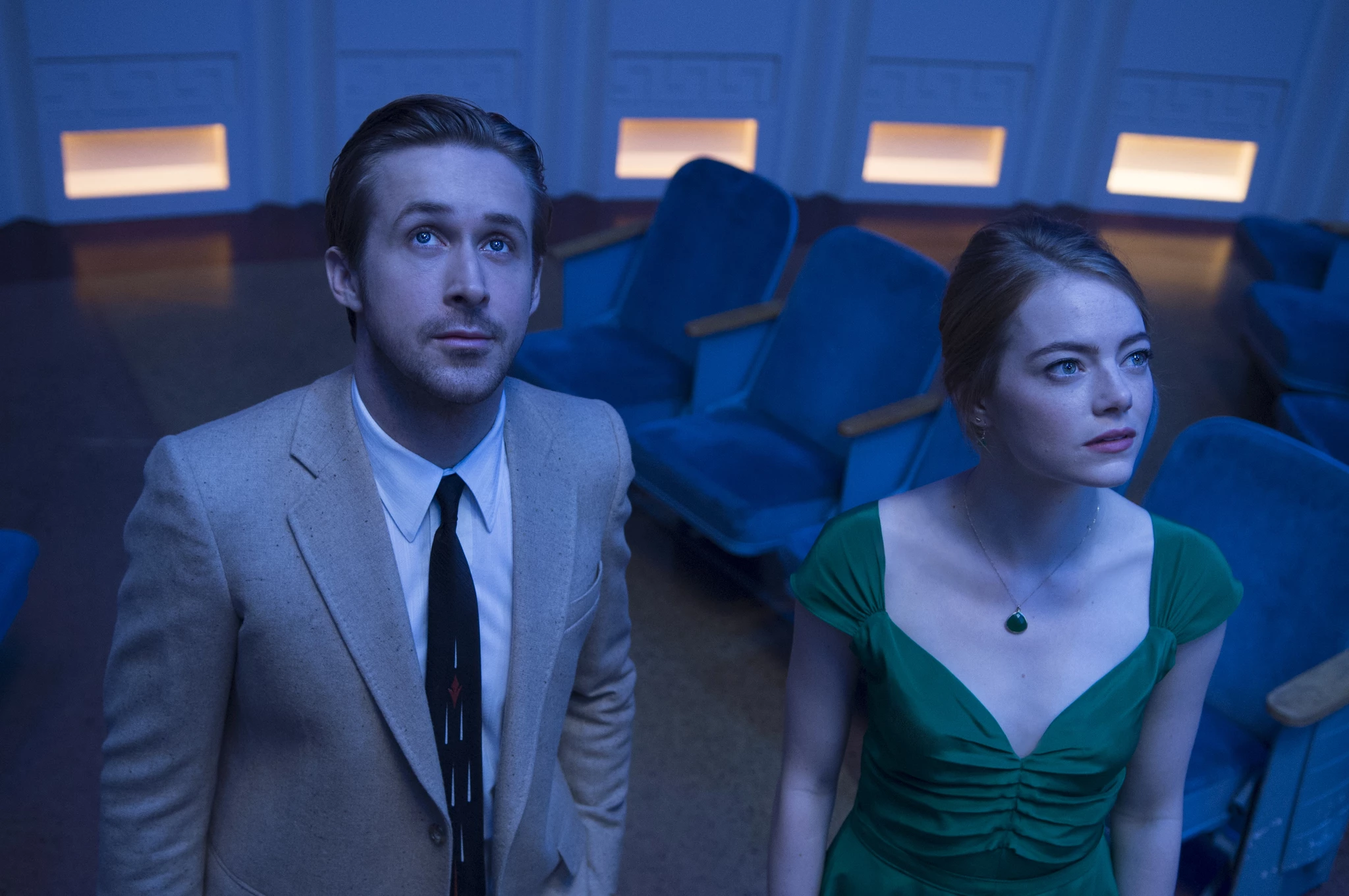 Ryan Gosling and Emma Stone in 5