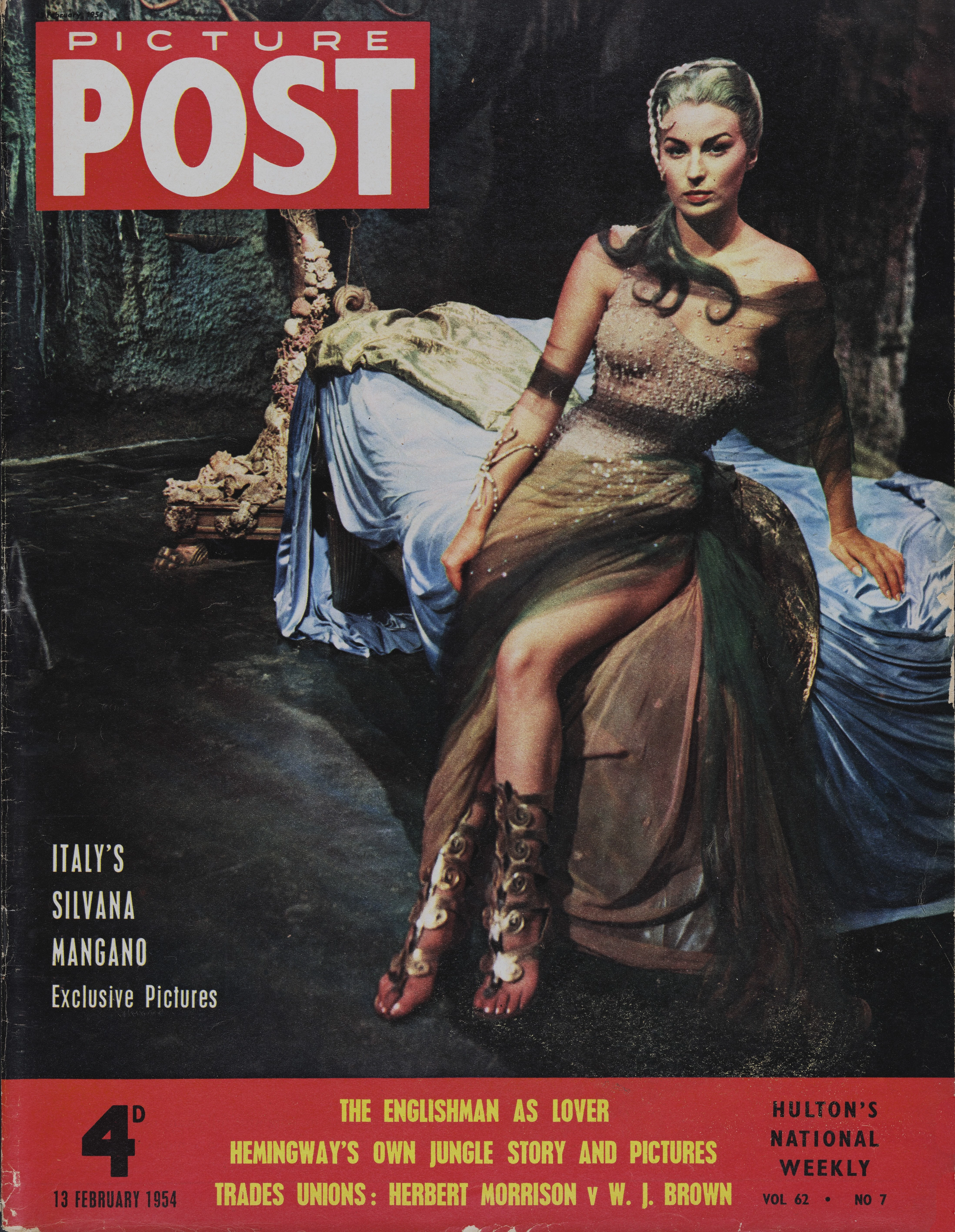 Сільвана Мангано у ролі Цирцеї ("Одіссея", 1954)2