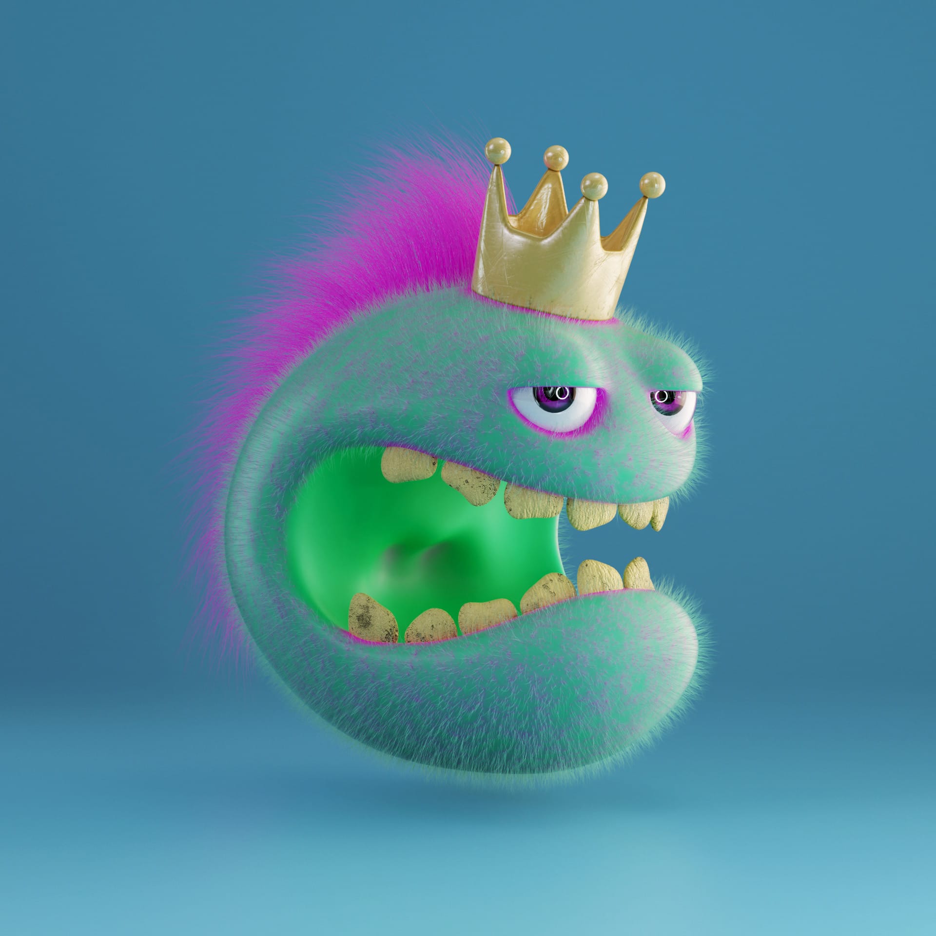 Mischievous Monsters Smirk and Grin in Fuzzy Alphabet Collection by Jose Arias7