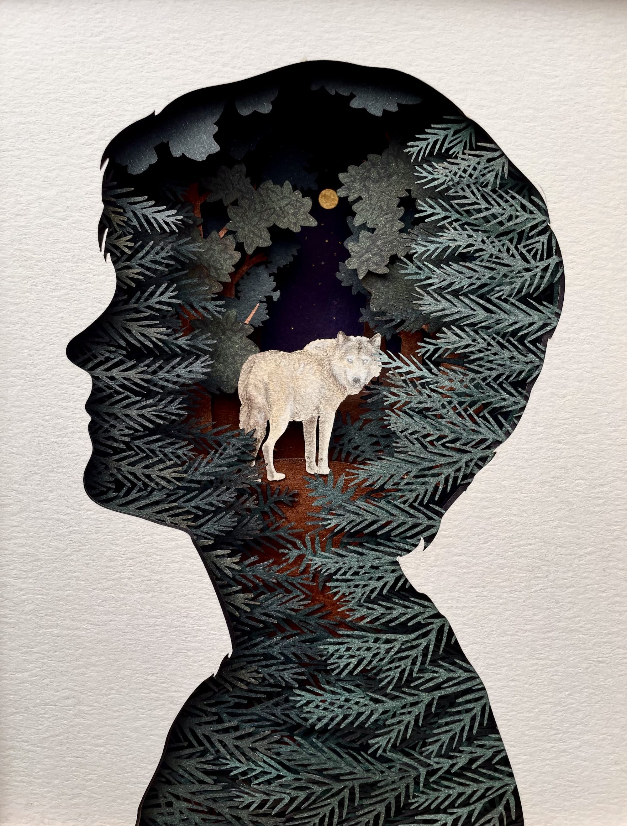 Woodland Creatures Inhabit an Imaginary World in Kanako Abe's Intricate Paper Cuts1