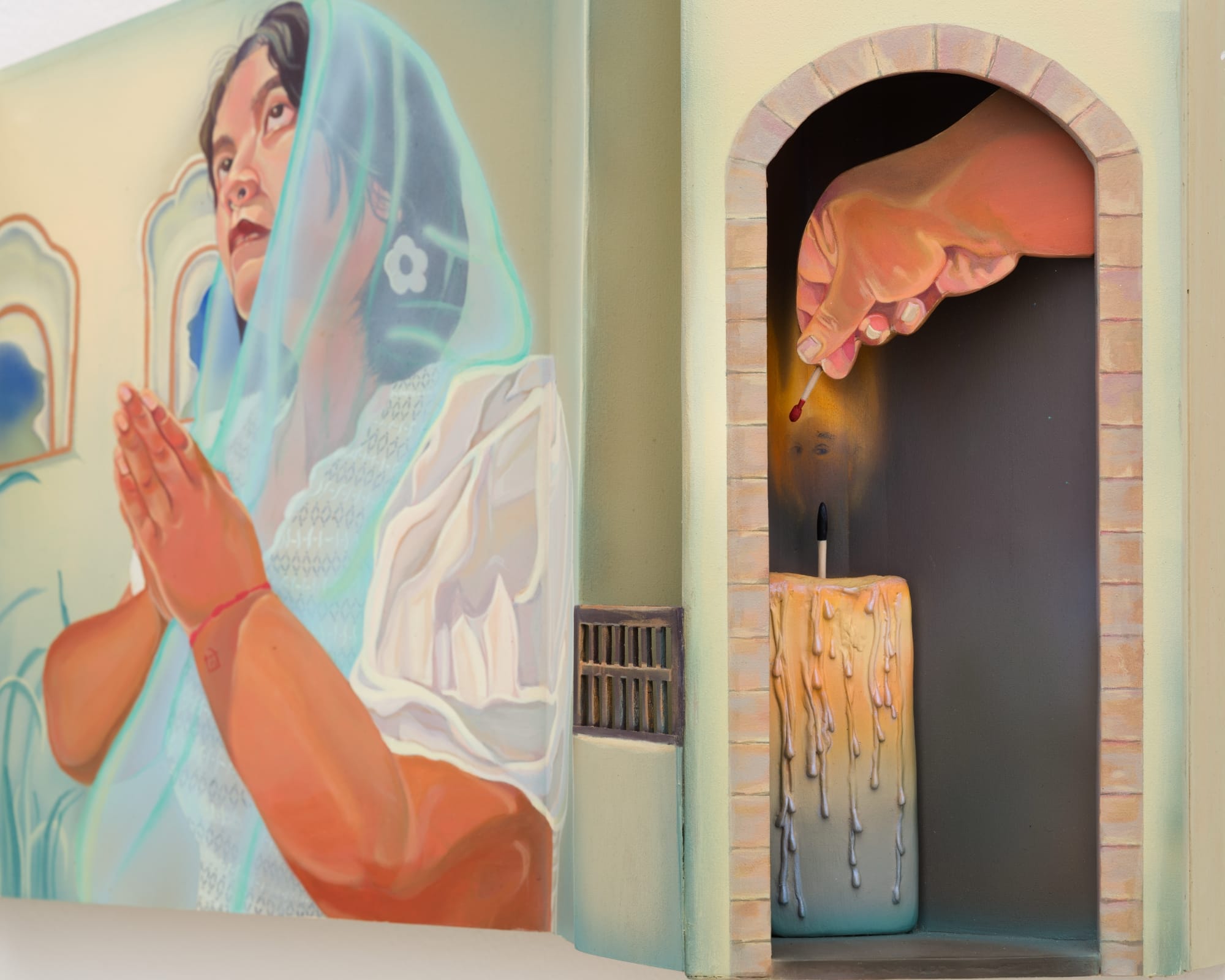 Estefania Ajcip's Sculptural Paintings Unite the Memories of a Separated Family4