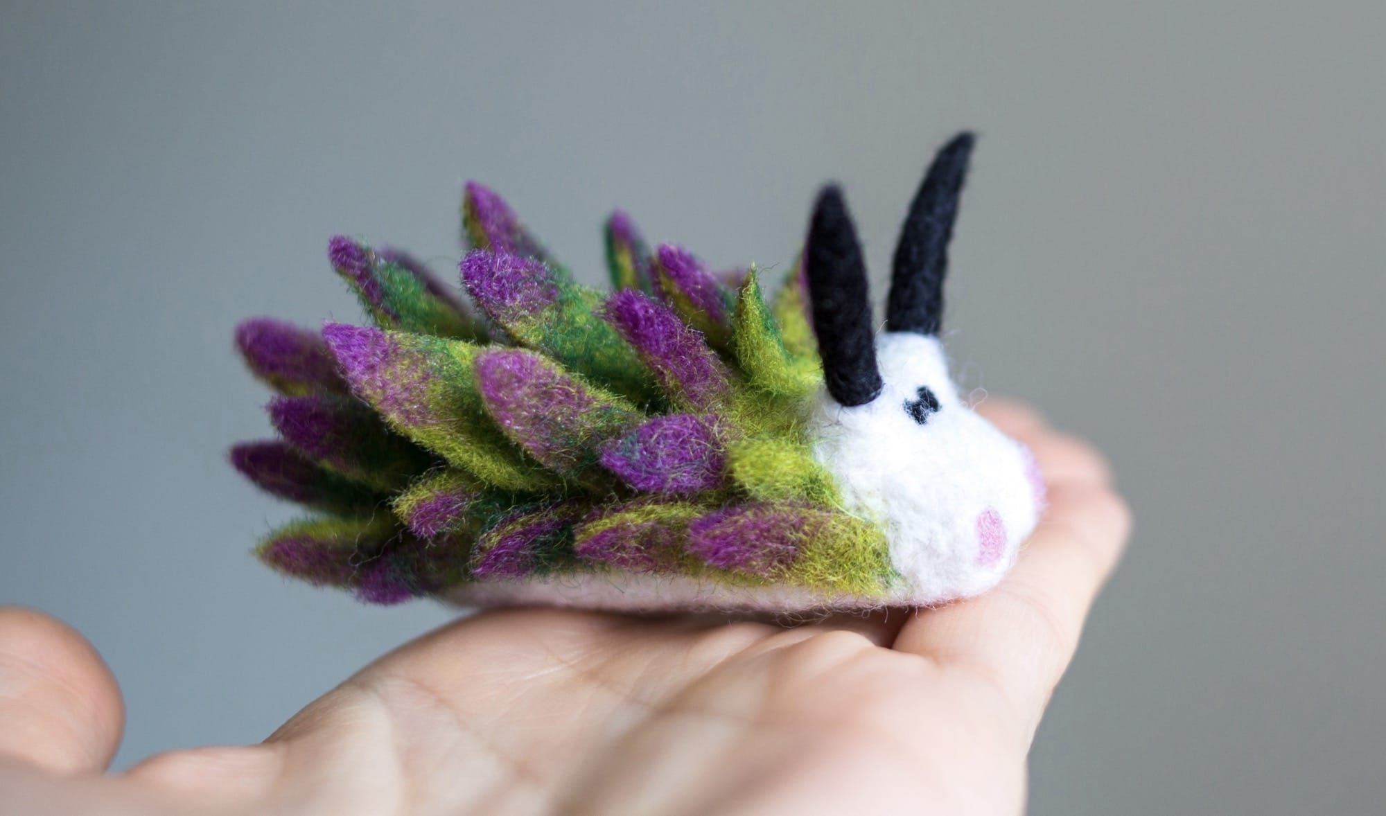 Dive into Wool Creature Lab's World of Vibrant Felted Nudibranchs7