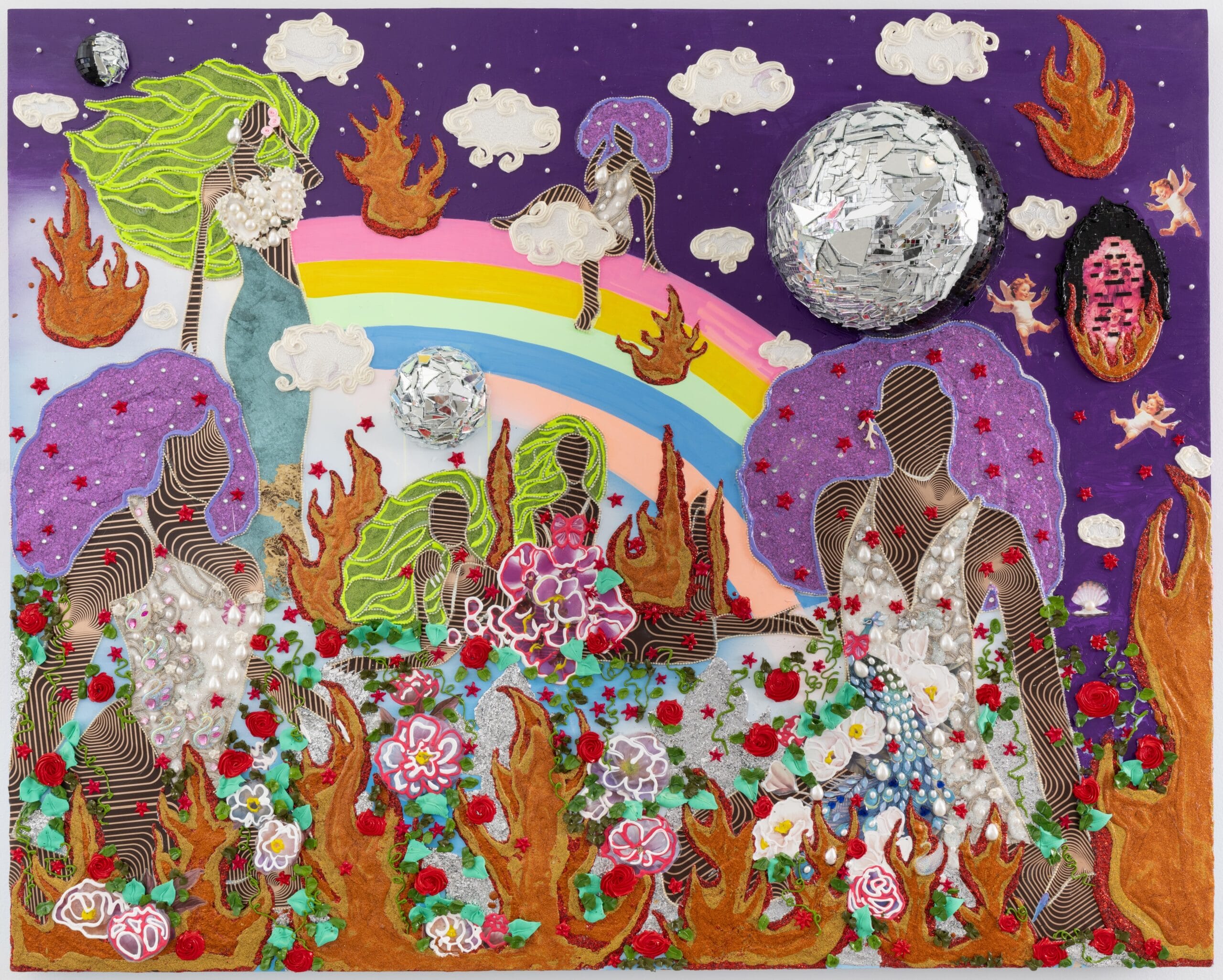 Edge-to-Edge Splendor Fills Maria Yolanda Liebana's Buoyant Paintings0
