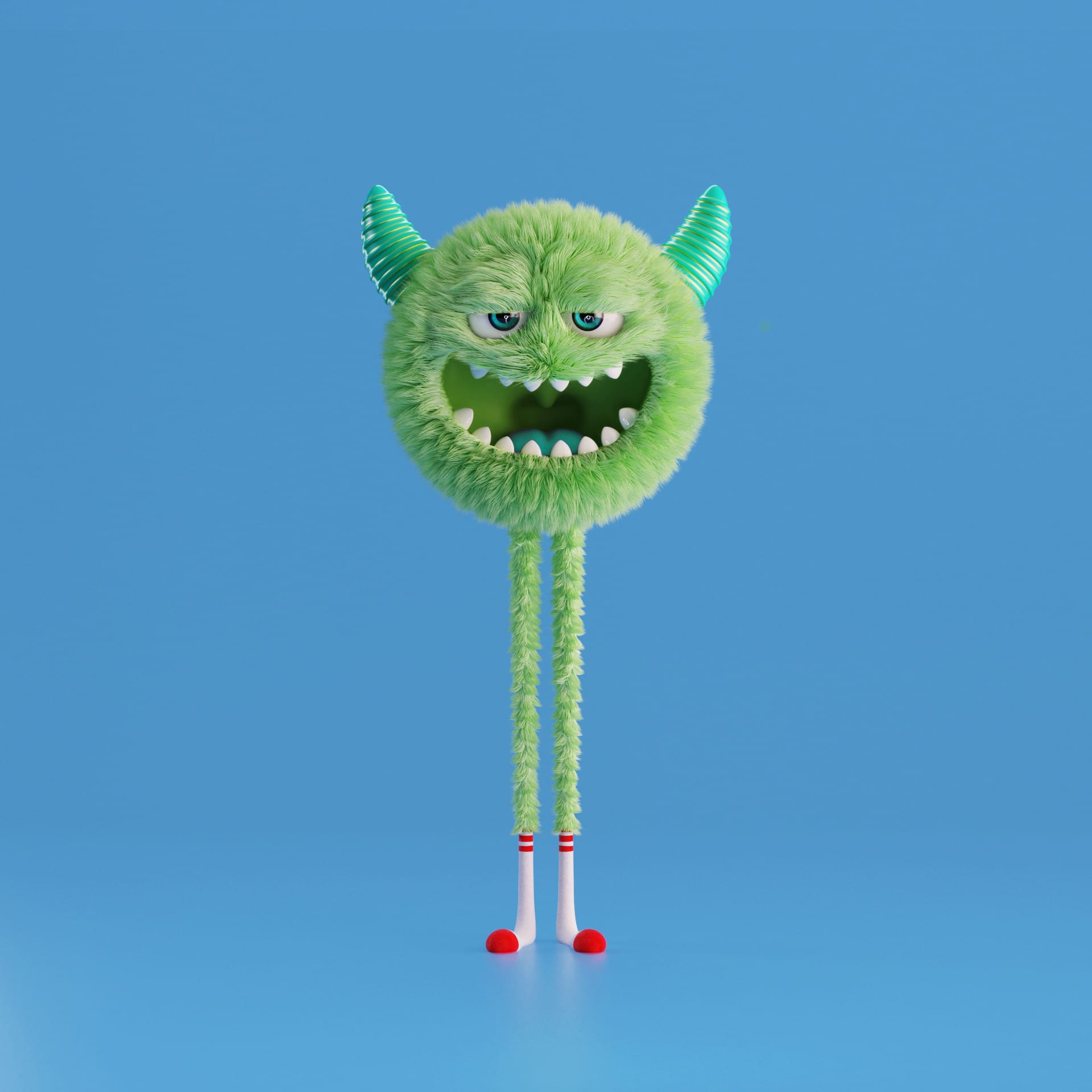 Mischievous Monsters Smirk and Grin in Fuzzy Alphabet Collection by Jose Arias8