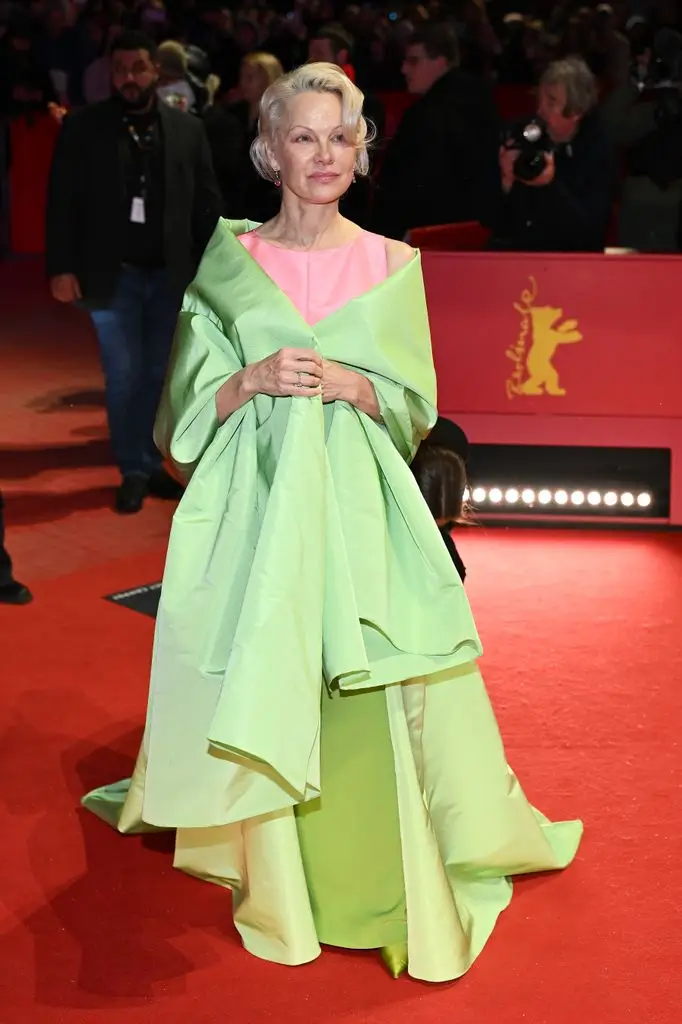 Pamela Anderson flaunts legs in ethereal dress and killer heels for red carpet appearance overseas3