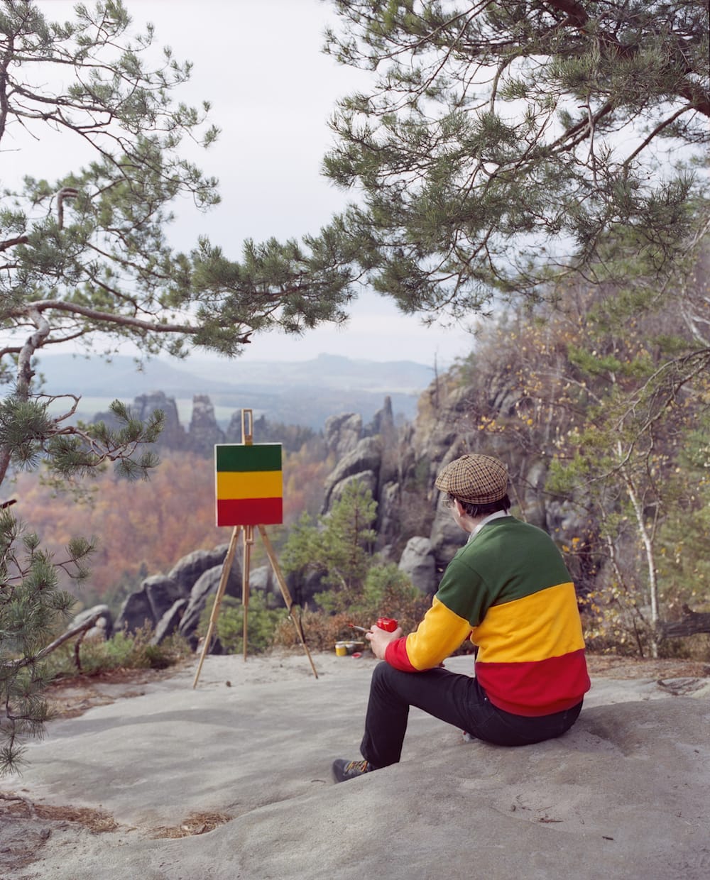 A Collaborative Duo Pokes Fun at Plein Air Painting Through Photographic Series9