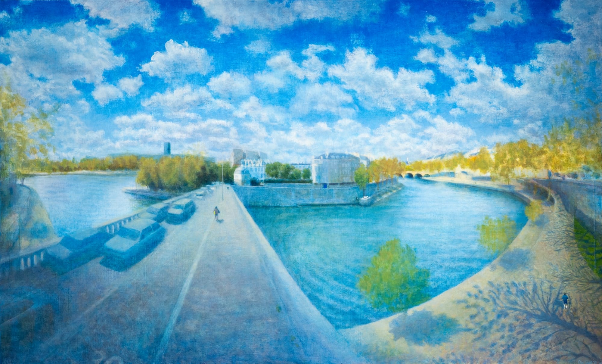Dappled Light and Hazy Shadows Characterize Clio Sze To's Dynamic Paintings0