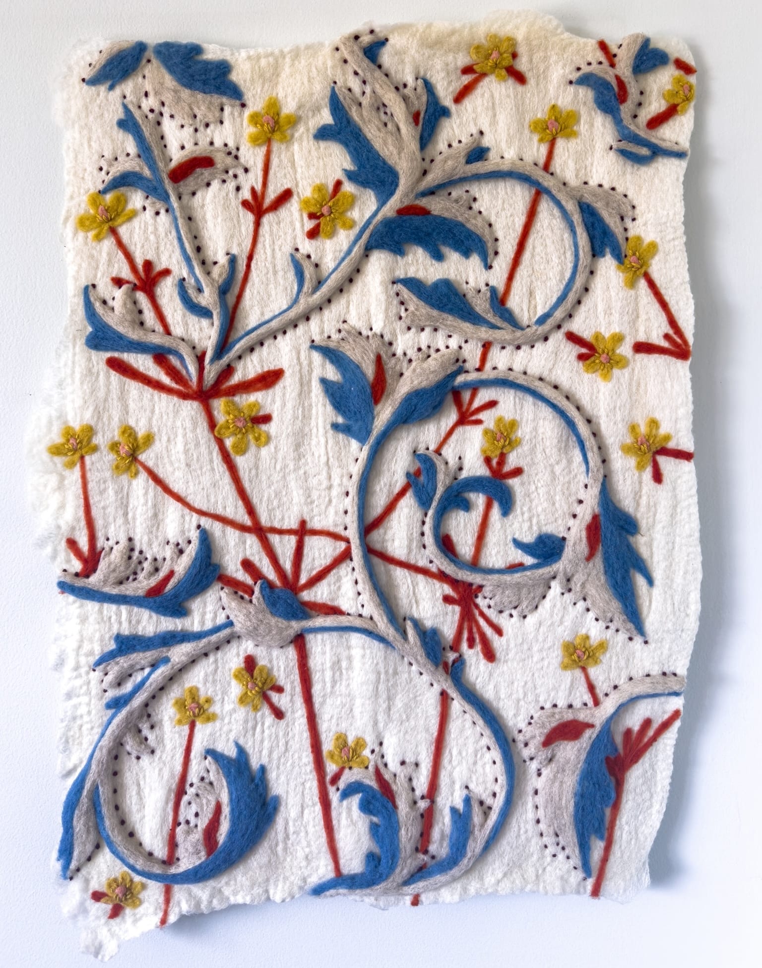 Animals and Ornament Emerge from Felted Wool in Holly Guertin's Textiles2