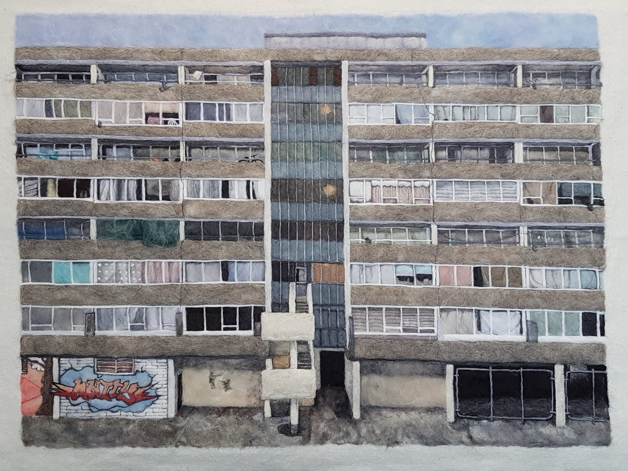 On Concrete Remnants of London's Aylesbury Estate, Harriet Mena Hill Preserves a Community1