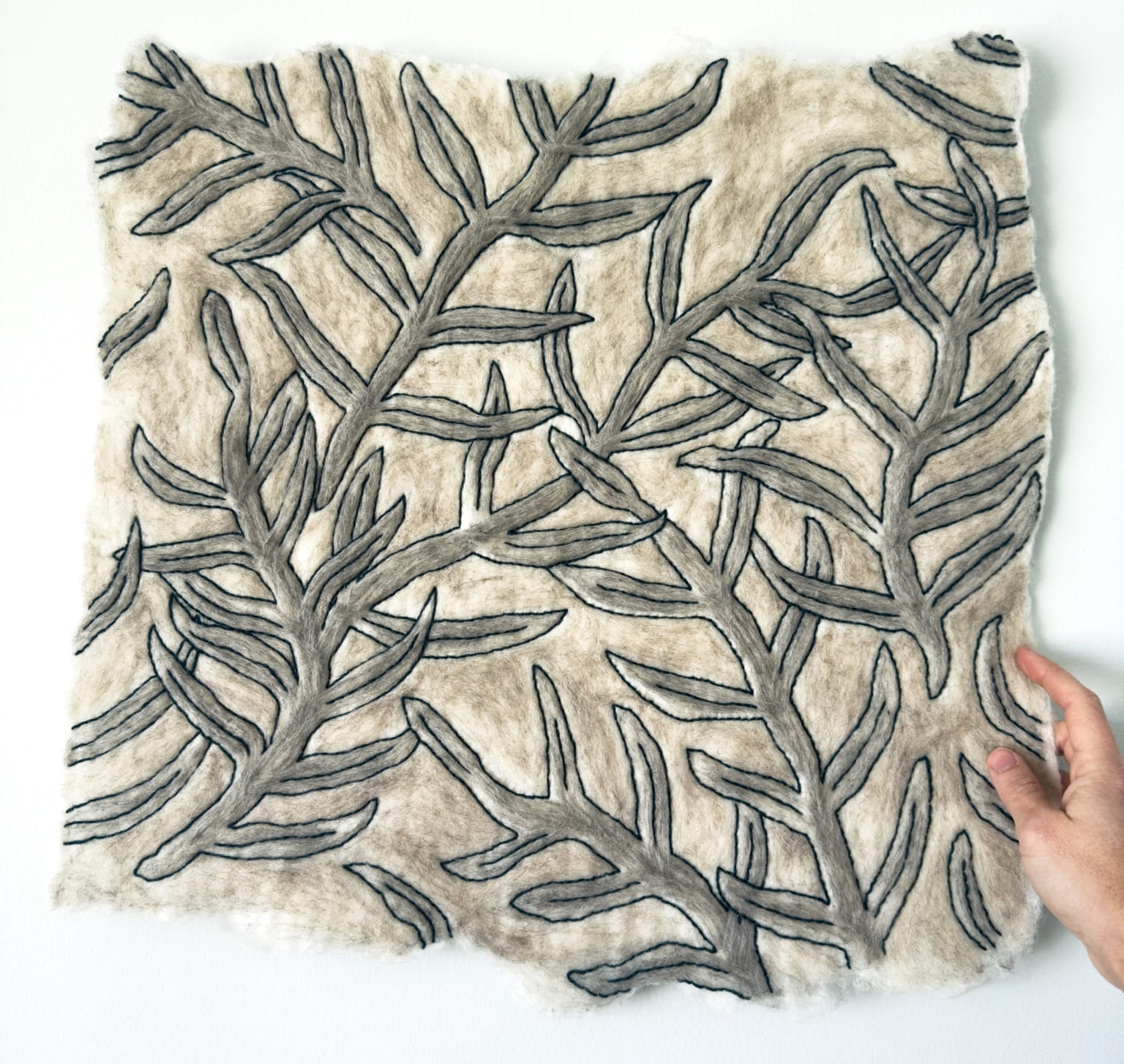 Animals and Ornament Emerge from Felted Wool in Holly Guertin's Textiles4