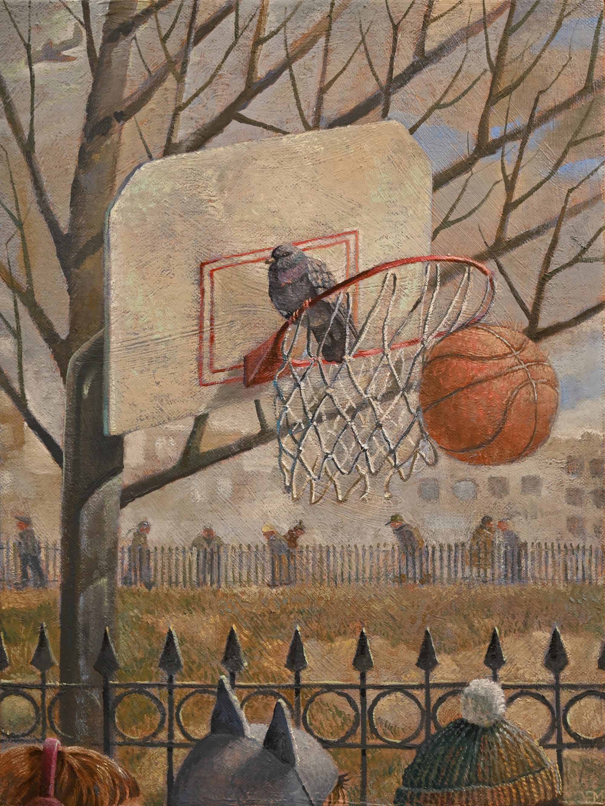 Denizens of a Crowded City Populate Erin Milez's Dense Paintings7