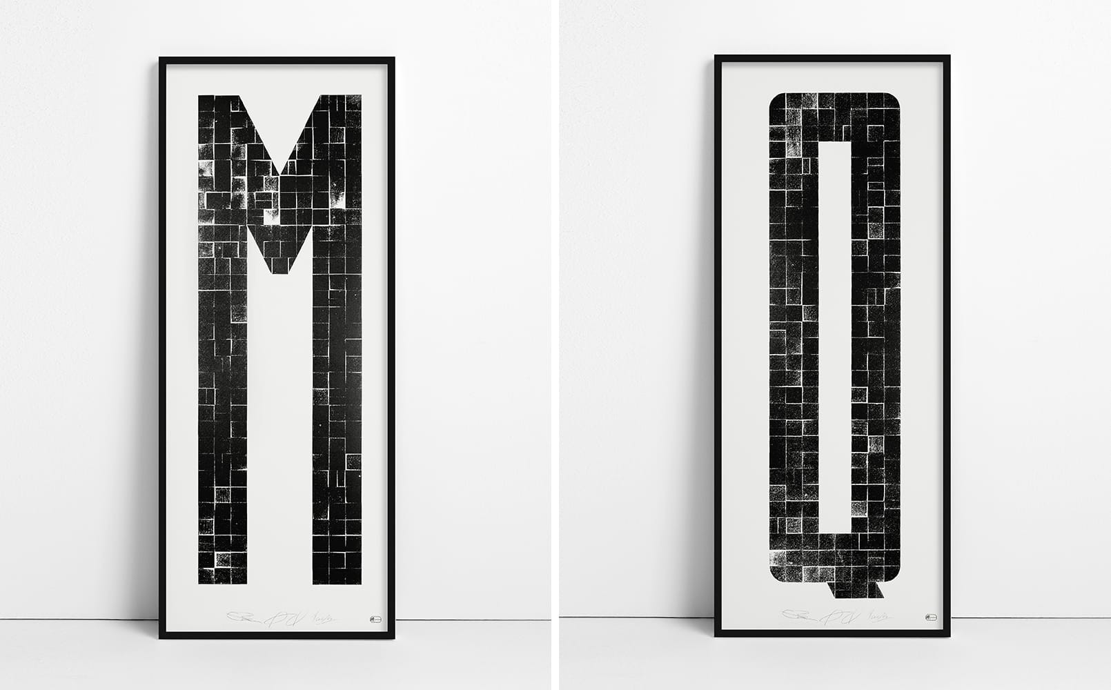 'The Joy of Type Design': These Massive Alphabetic Prints Were Created Using Just Four Shapes5
