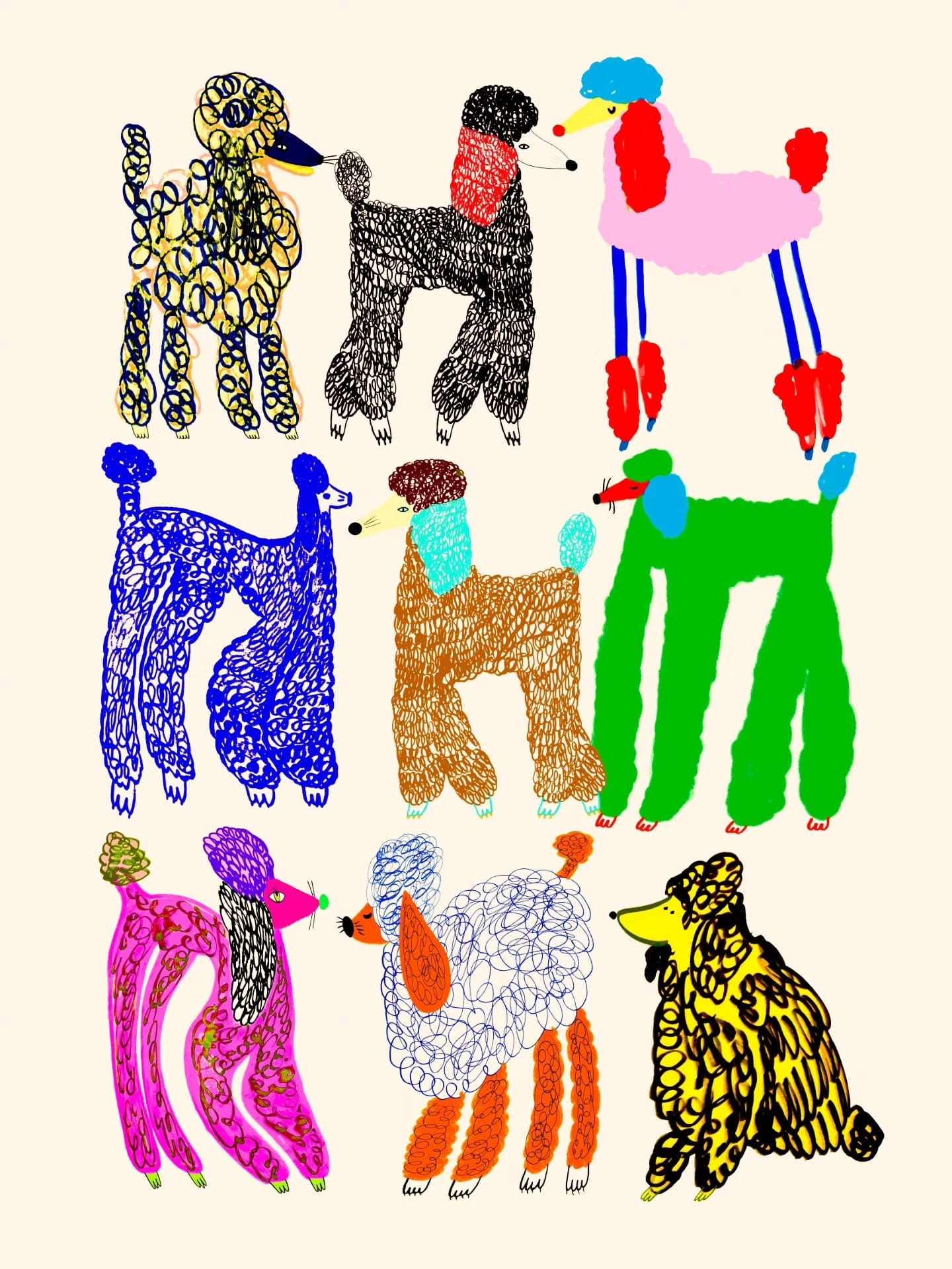 Playful Patterns Adorn Ashley Percival's Collections of Creatures4