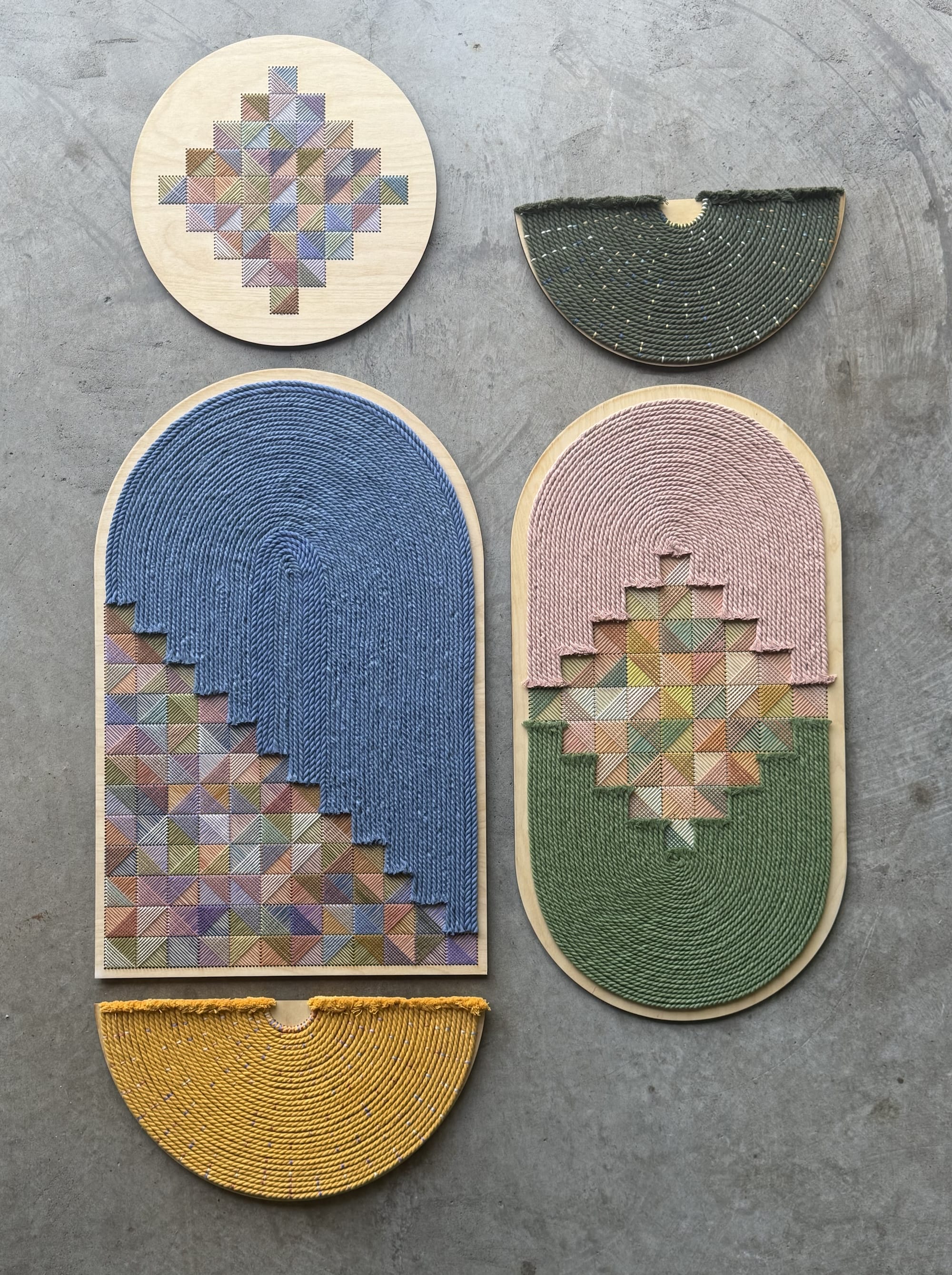 Nosheen Iqbal Translates Islamic Ornament into Meticulous Wood-and-Thread Patterns5