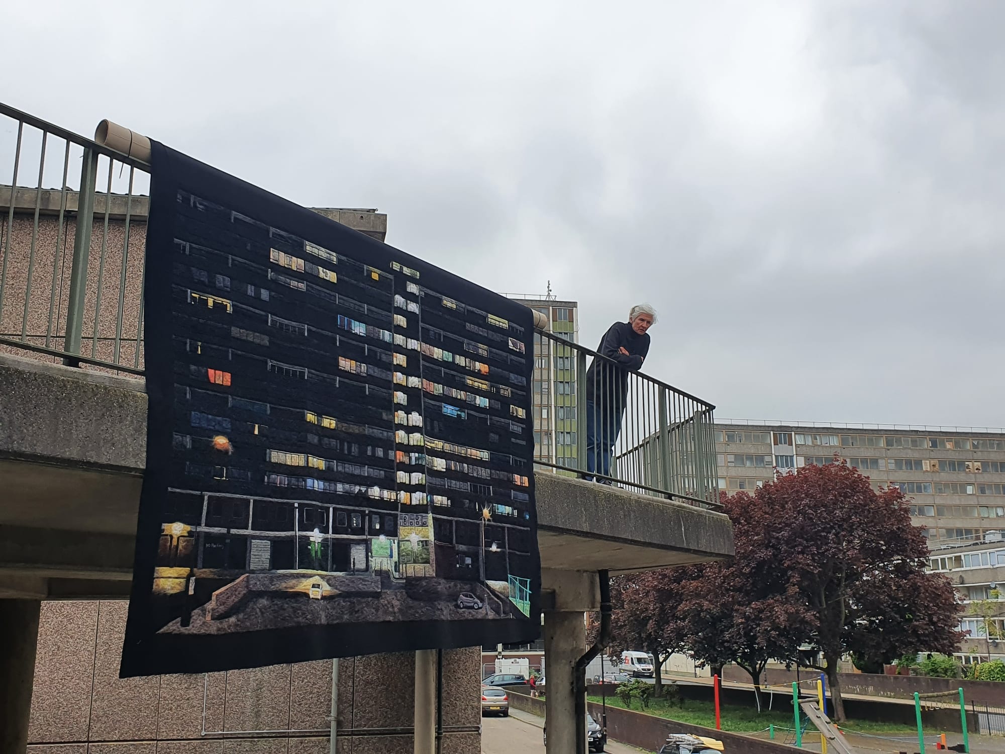 On Concrete Remnants of London's Aylesbury Estate, Harriet Mena Hill Preserves a Community6