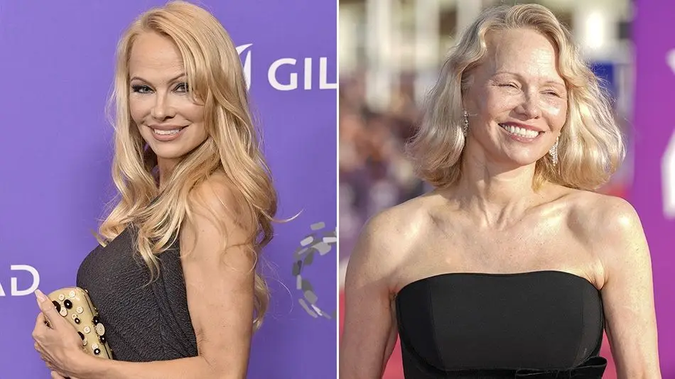 Pamela Anderson, 59, is a blonde bombshell in red at Venice Film Festival4
