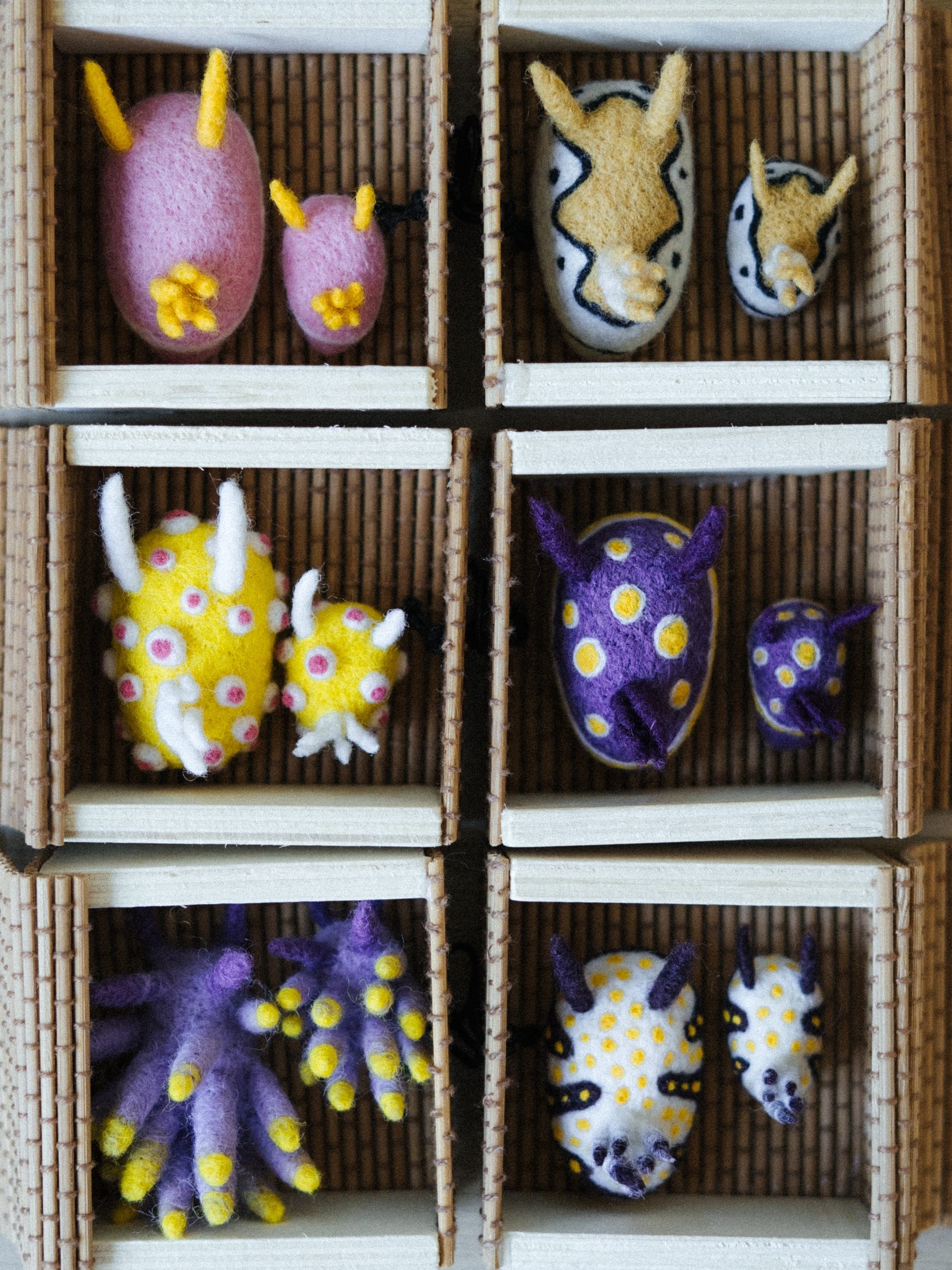 Dive into Wool Creature Lab's World of Vibrant Felted Nudibranchs10