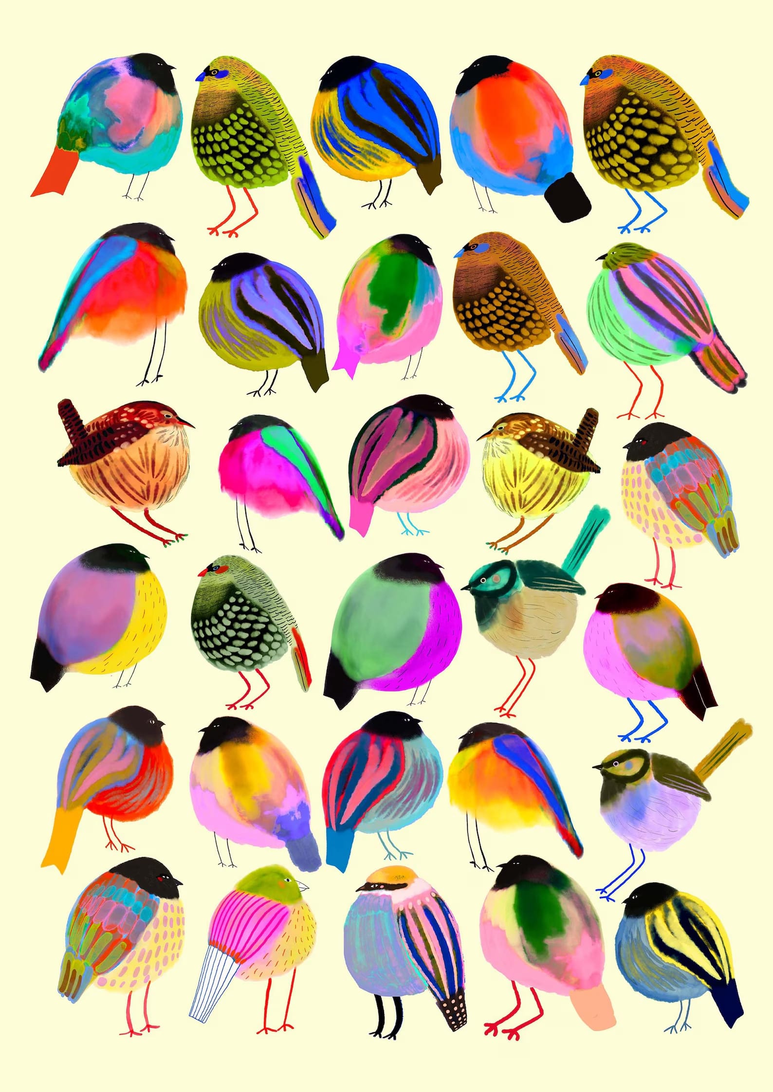 Playful Patterns Adorn Ashley Percival's Collections of Creatures0