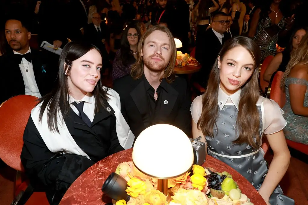 Billie Eilish stuns in olive green gown to officiate brother Finneas' wedding to Claudia Sulewski in Montecito1