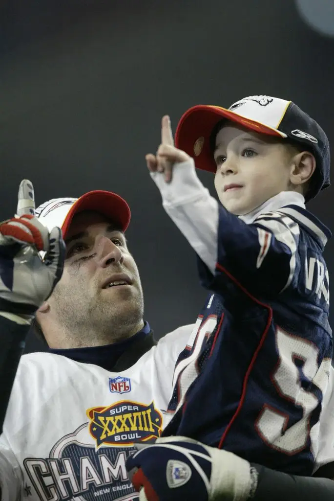 Meet New England Patriots' coach Mike Vrabel's wife of 26 years and their two sons2