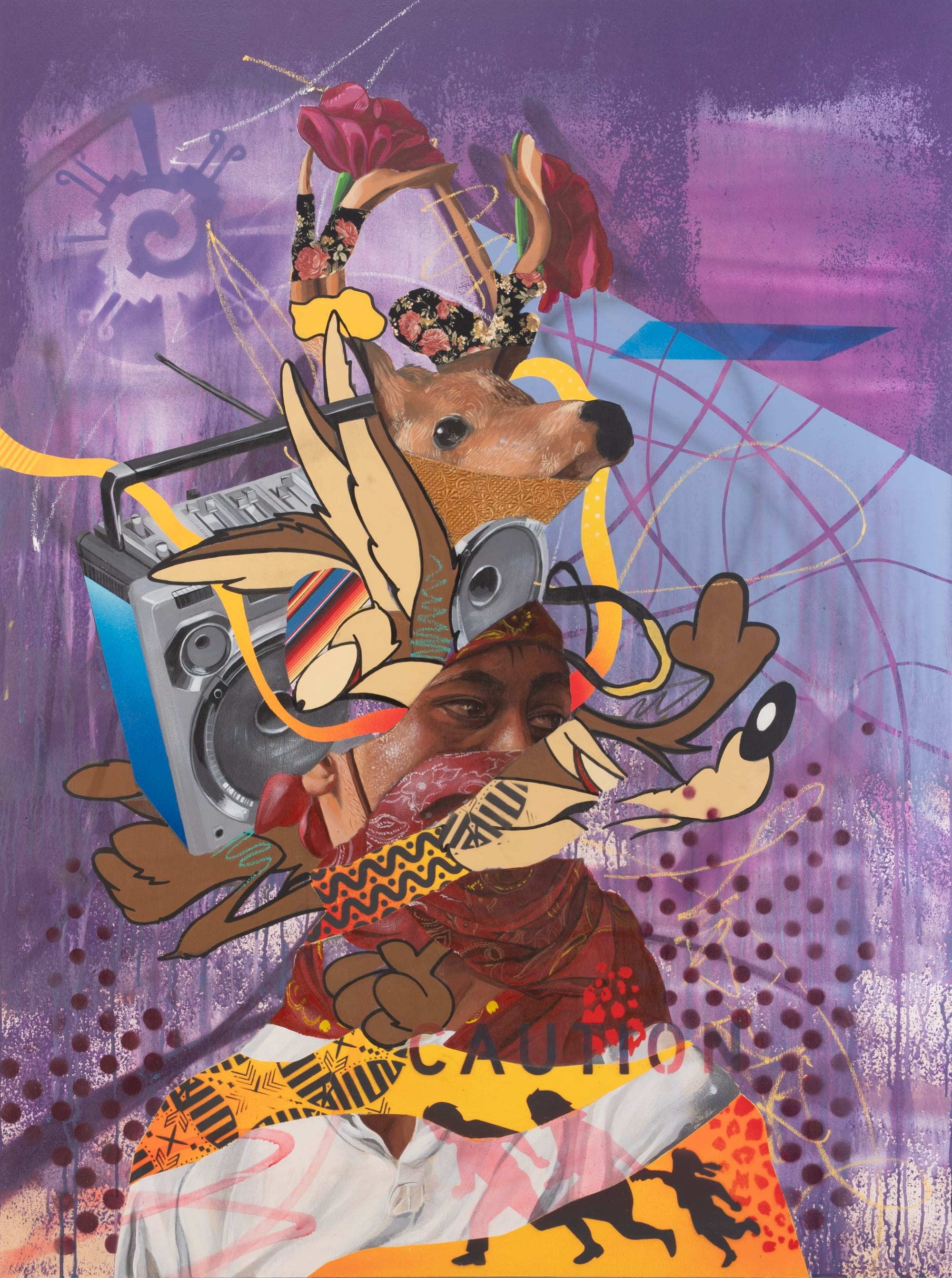 Marka27 Superimposes Pop Culture, Graffiti, and Political Critique in Urgent Portraits5
