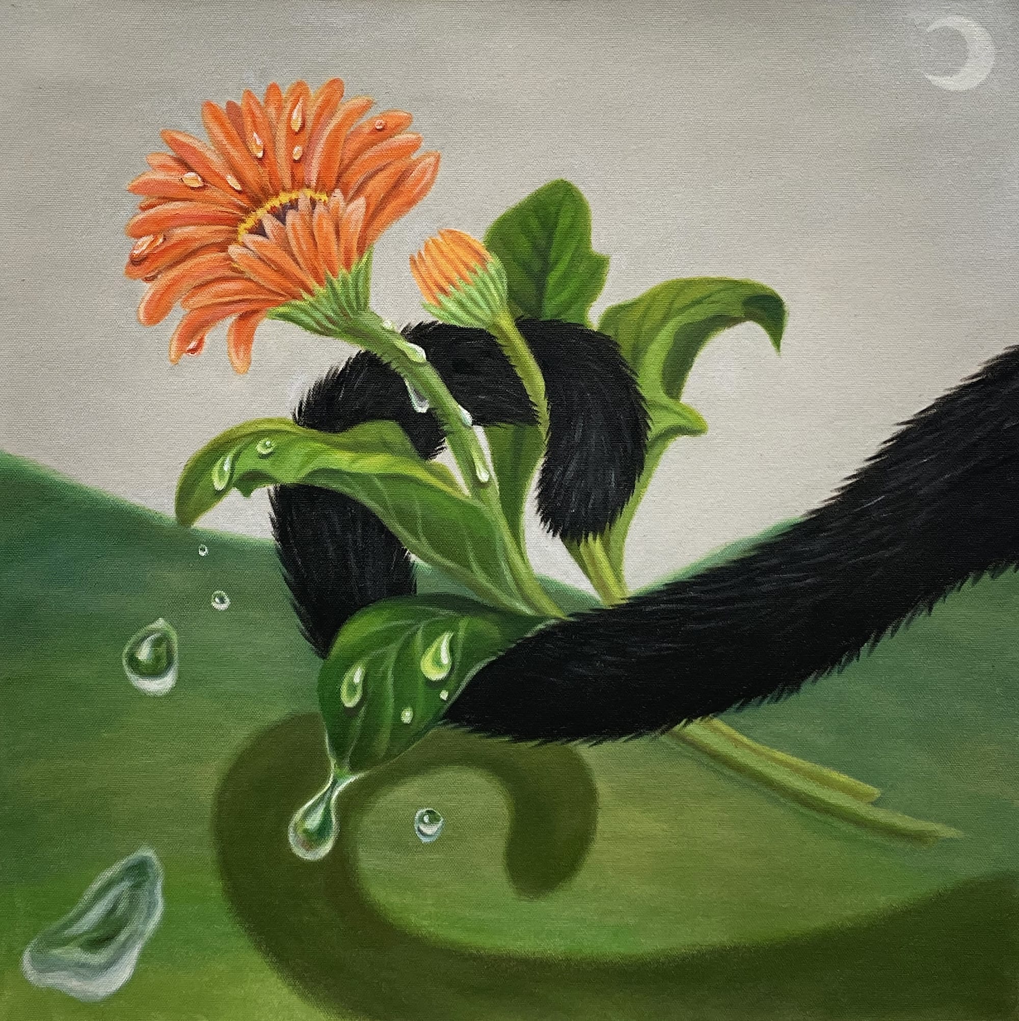 Mischievous Cats Rule in Minyoung Kim's Affectionately Quirky Paintings3