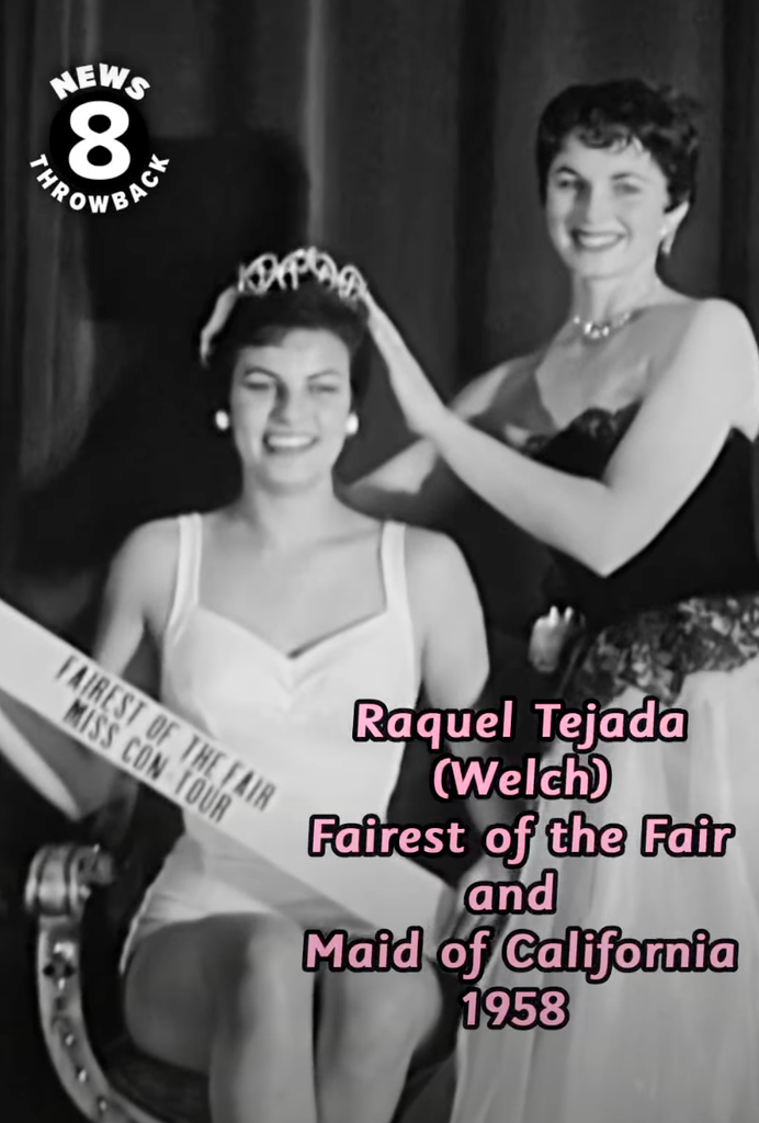 Raquel Welch is completely unrecognizable in stunning photos from Maid of California win nearly 70 years ago1