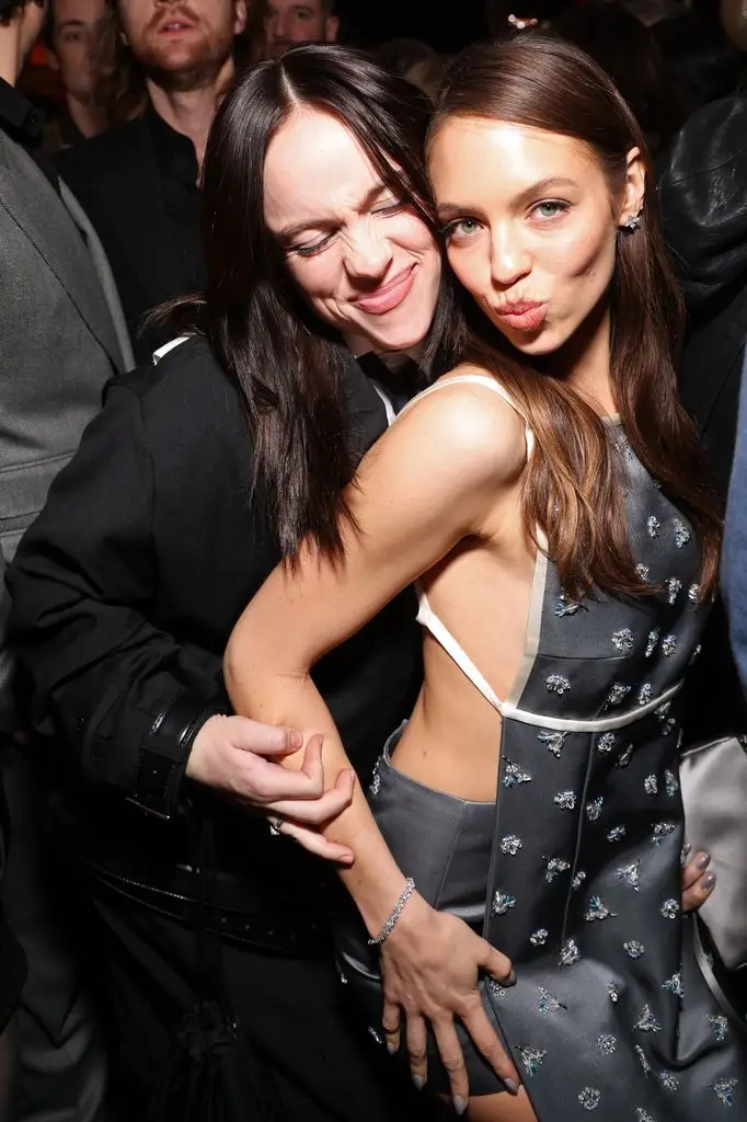Billie Eilish stuns in olive green gown to officiate brother Finneas' wedding to Claudia Sulewski in Montecito2