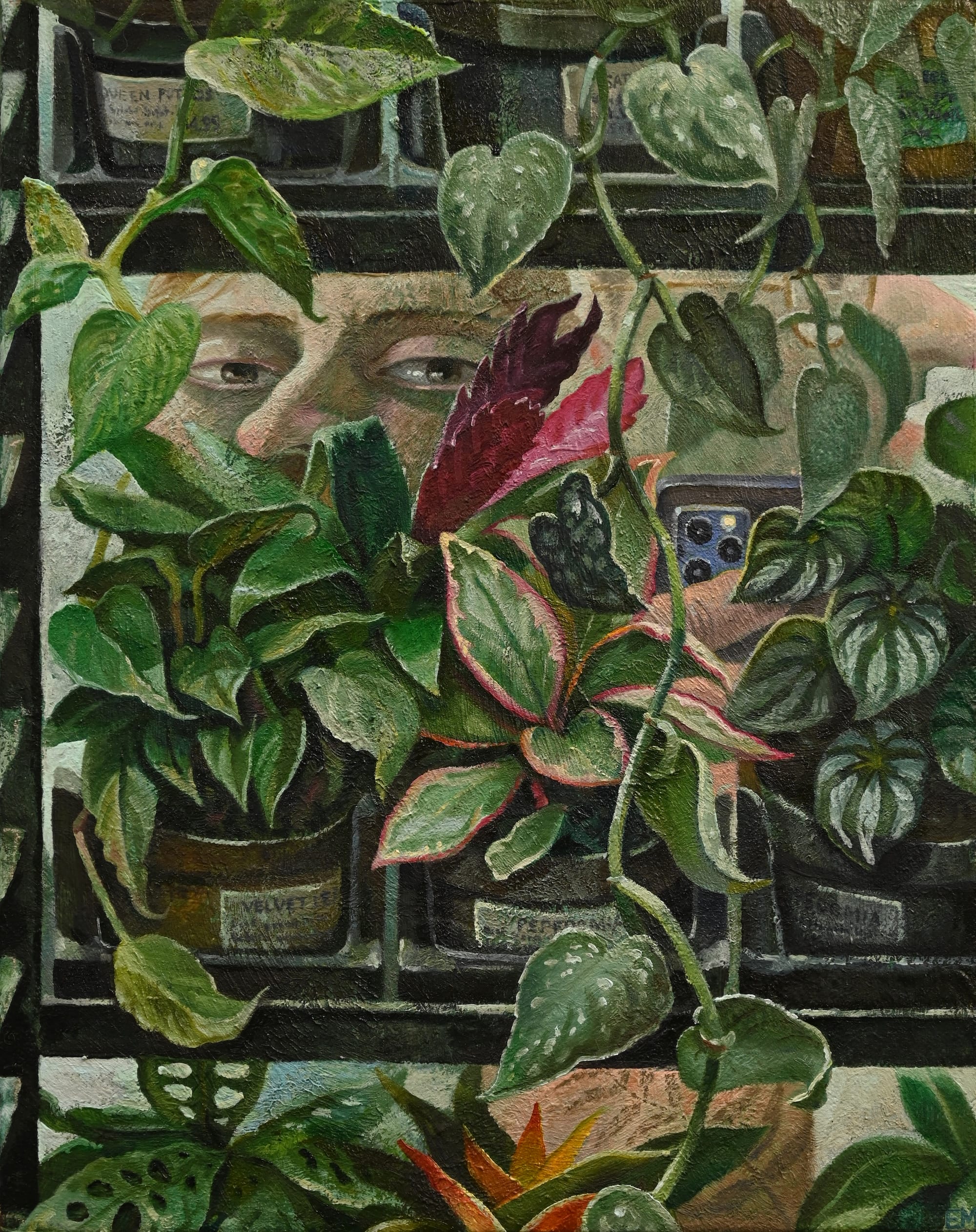 Denizens of a Crowded City Populate Erin Milez's Dense Paintings8