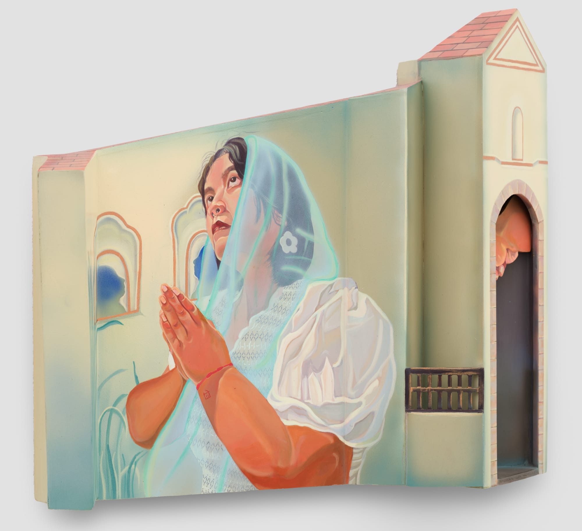 Estefania Ajcip's Sculptural Paintings Unite the Memories of a Separated Family3