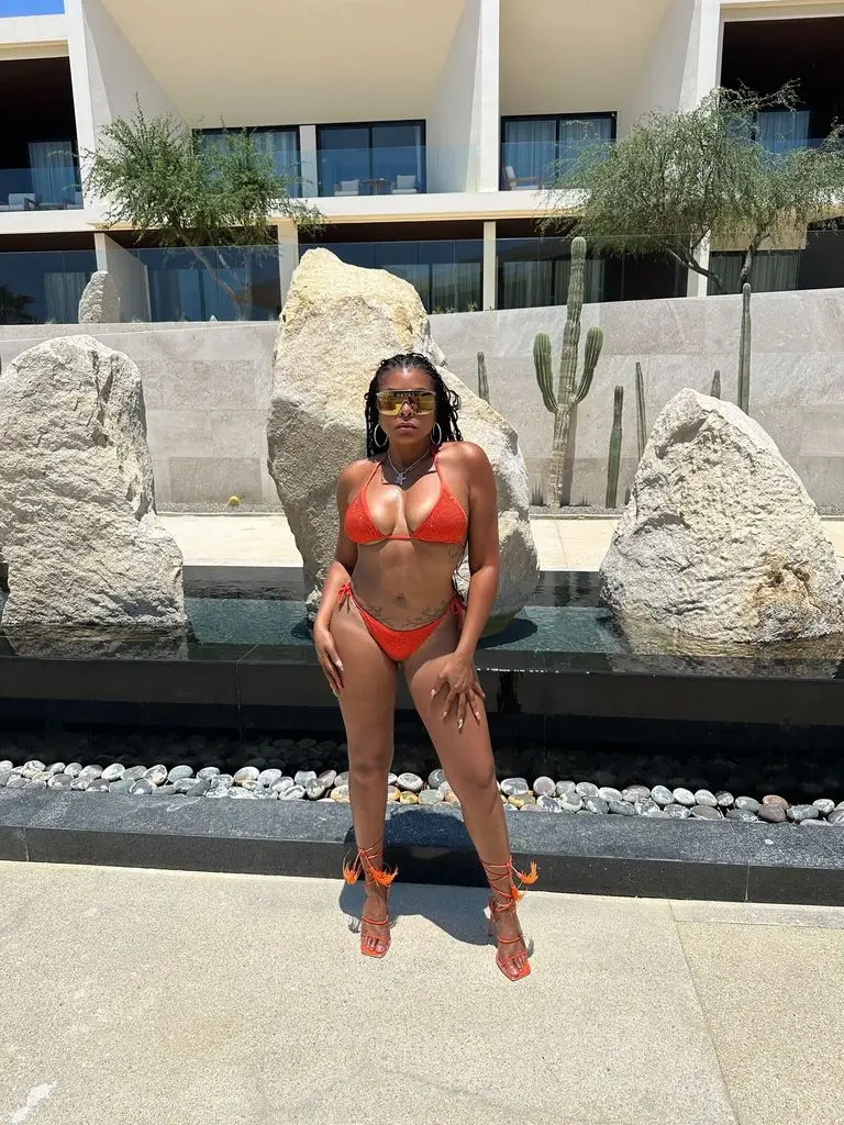 Taraji P. Henson is 'aging backwards' in tiny bikini and heels ahead of 56th birthday2