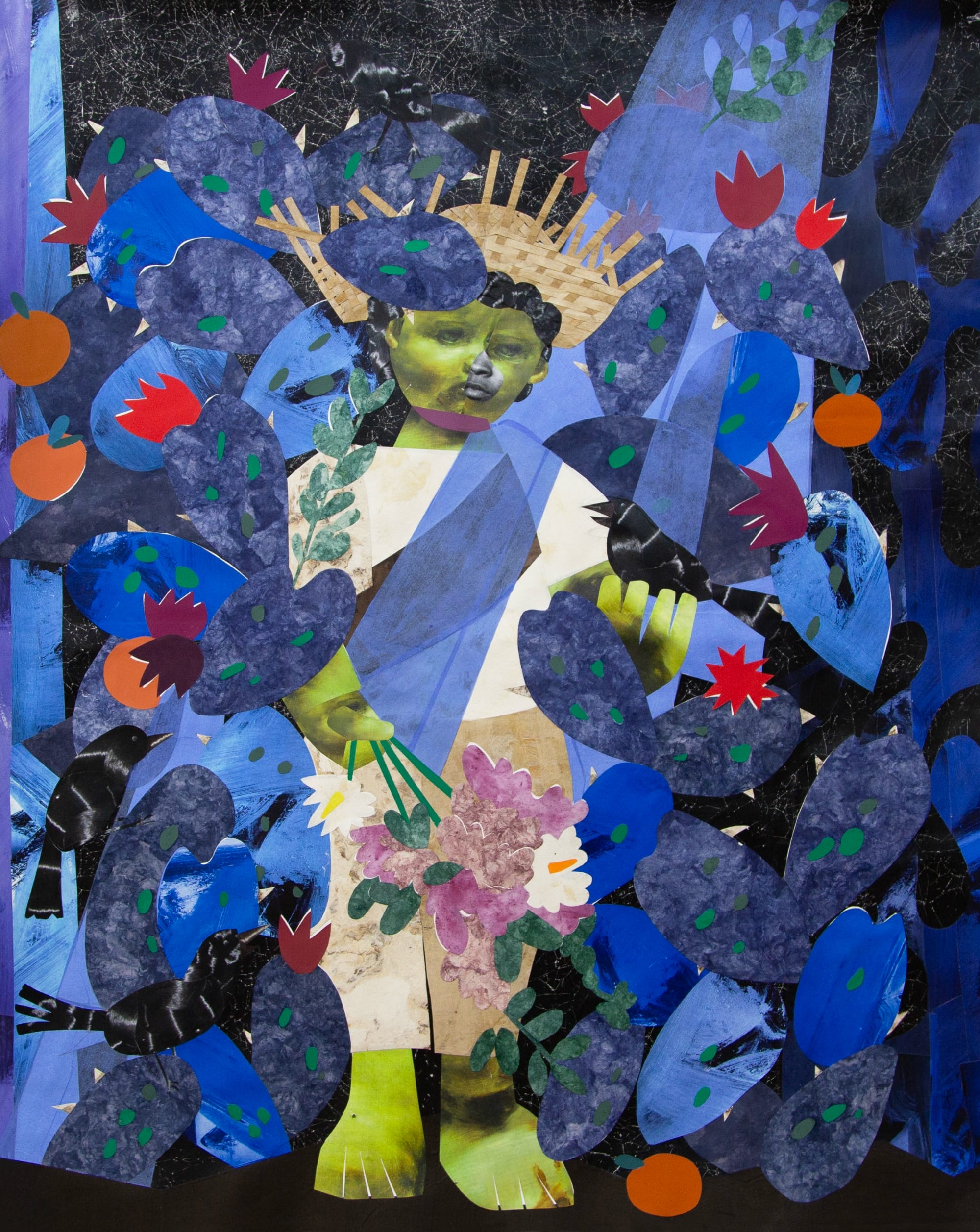 Lush Mixed-Media Collages by Clotilde Jiménez Piece Together an Artist's Lineage3
