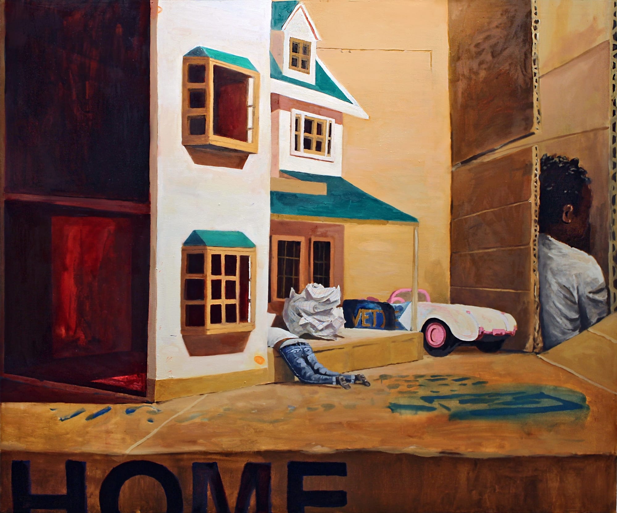 Contradiction and the Unknown Permeate Isaiah Lee's Imaginative Dollhouse Paintings6