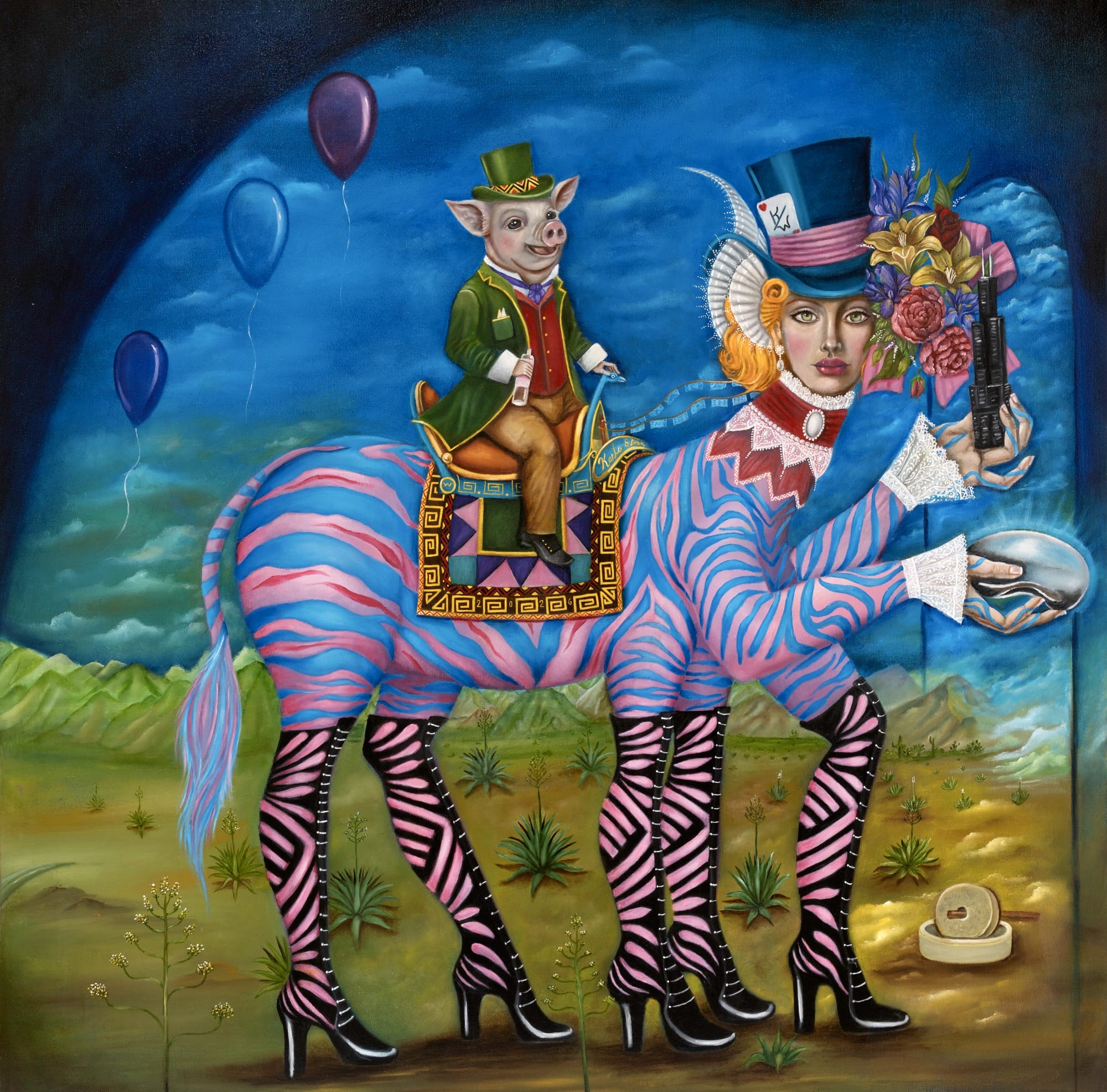 Karla Wong's Folkloric Portraits Conjure Mysterious Portals to Another World1