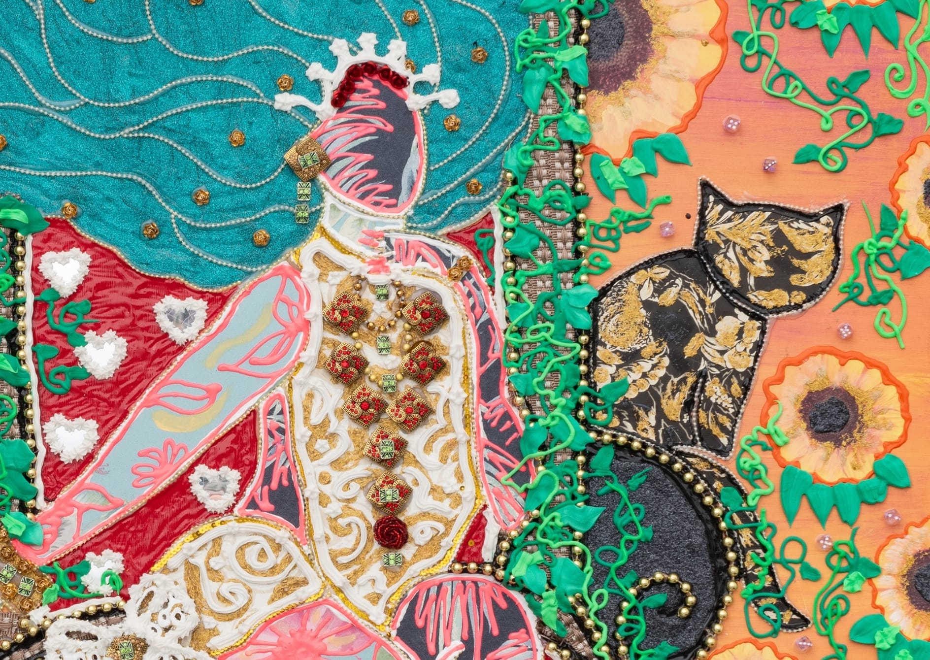 Edge-to-Edge Splendor Fills Maria Yolanda Liebana's Buoyant Paintings5