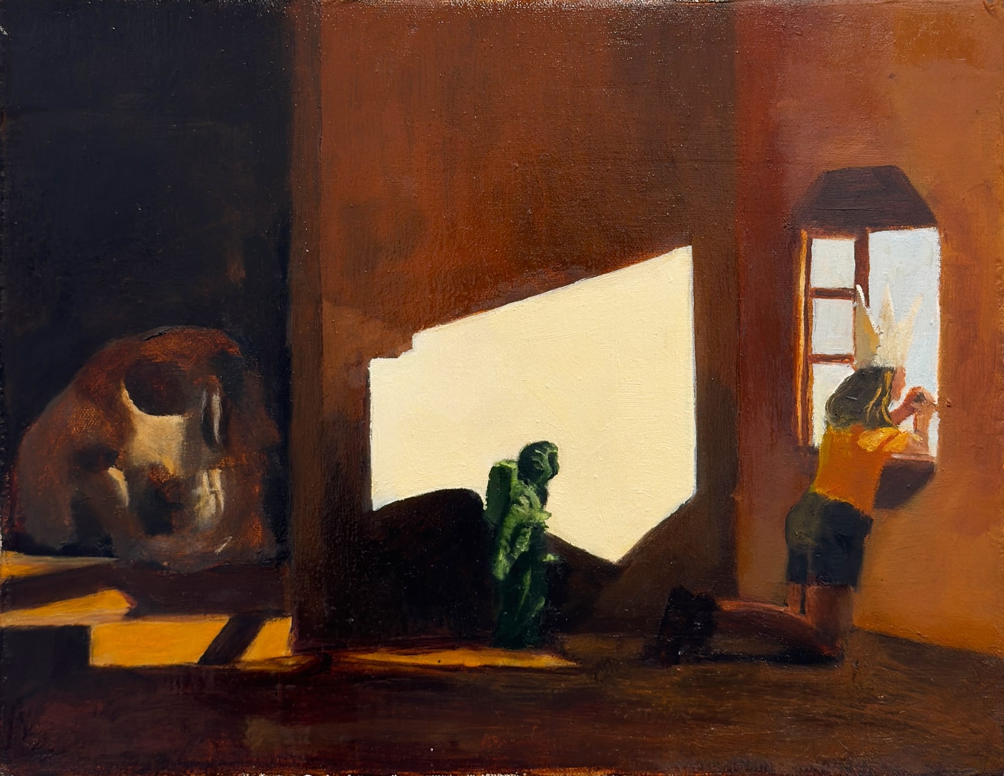Contradiction and the Unknown Permeate Isaiah Lee's Imaginative Dollhouse Paintings5