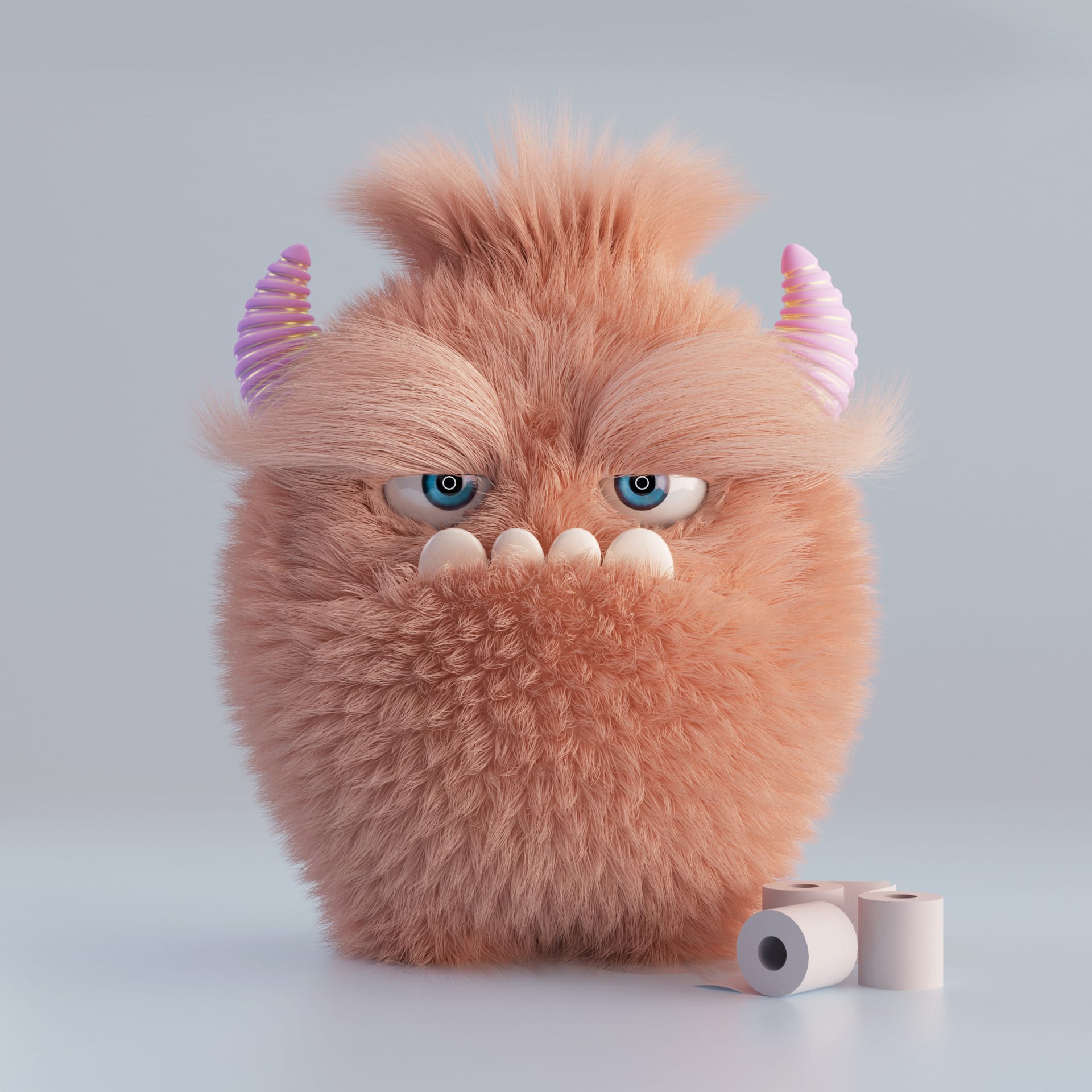 Mischievous Monsters Smirk and Grin in Fuzzy Alphabet Collection by Jose Arias10