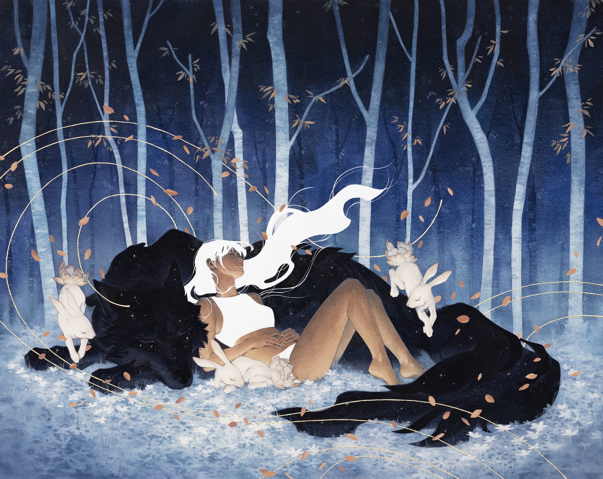 Watercolors by kelogsloops Traverse the Emotional Terrain of Love and Loss0