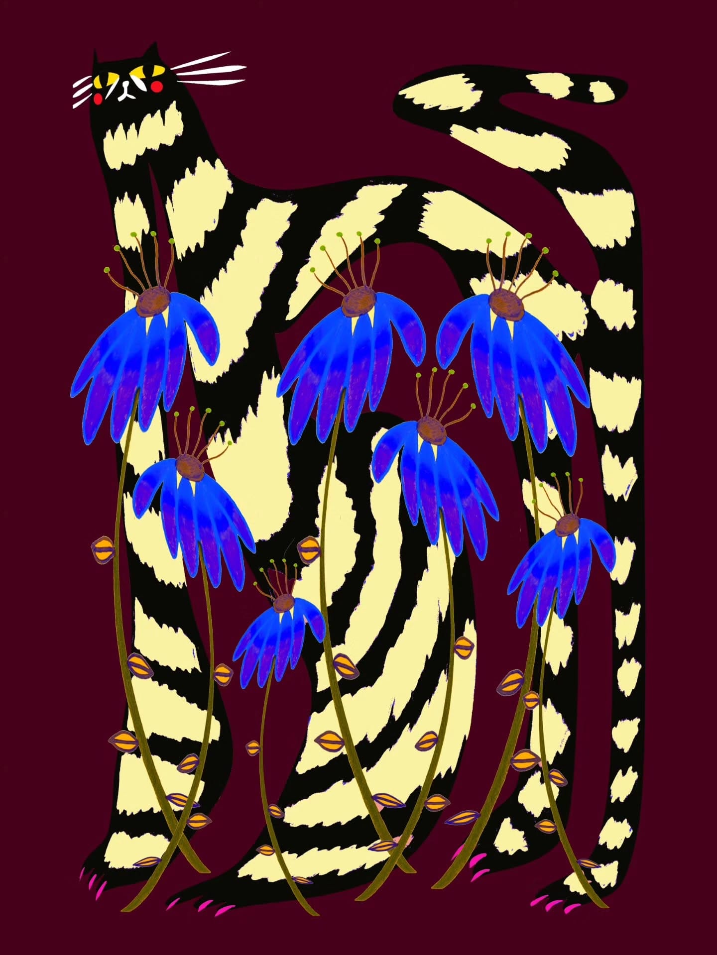 Playful Patterns Adorn Ashley Percival's Collections of Creatures7