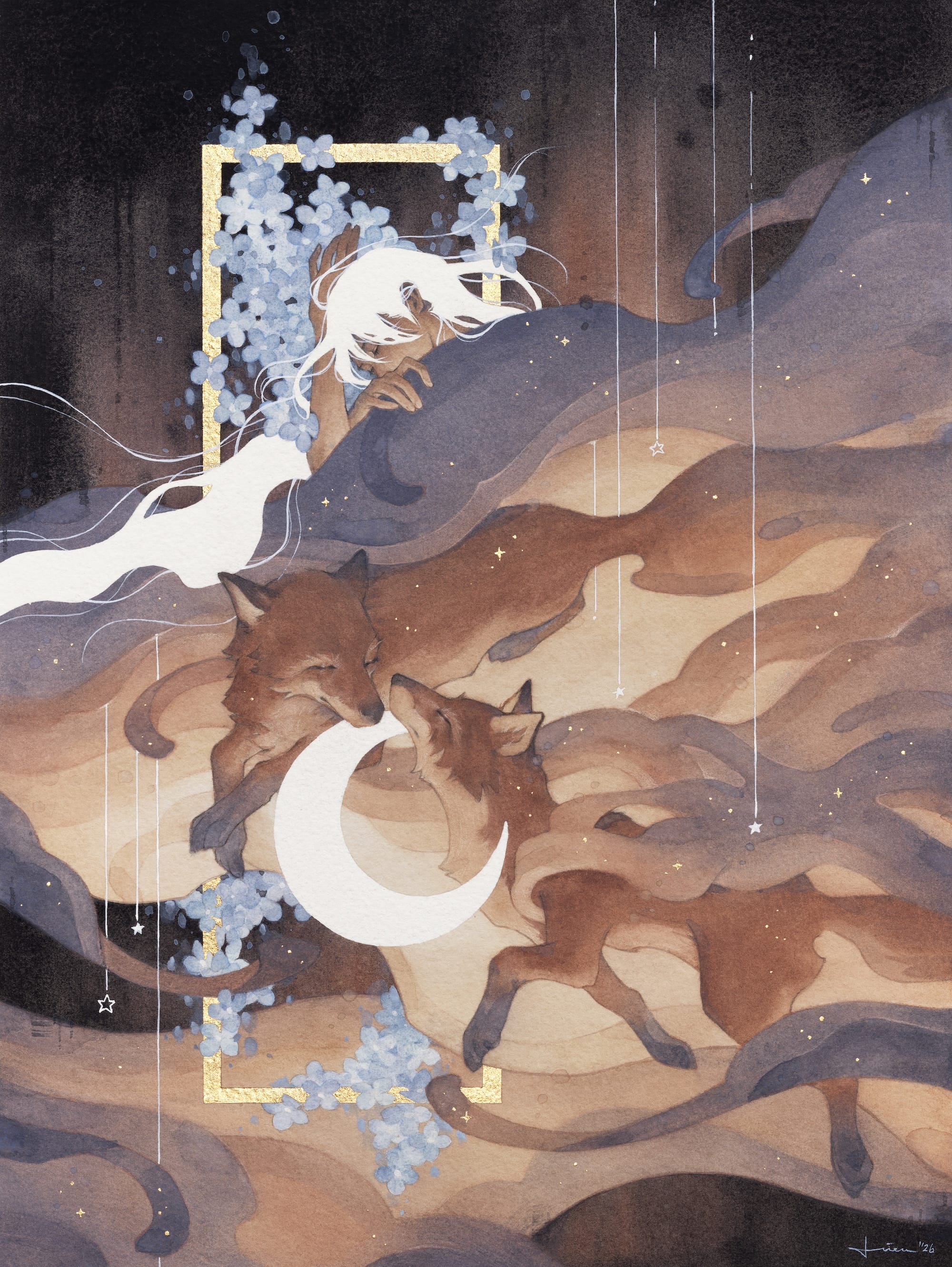 Watercolors by kelogsloops Traverse the Emotional Terrain of Love and Loss2